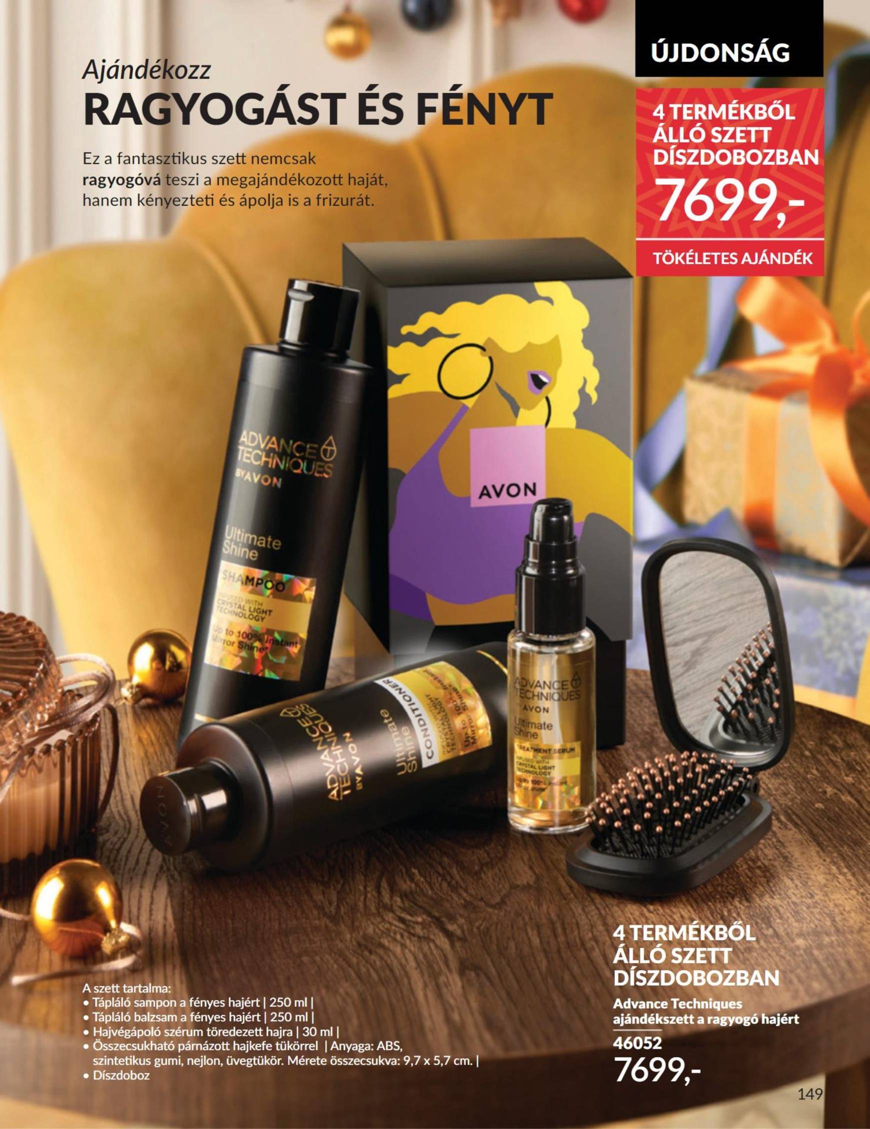 Avon akciós újság, érvényes 11.01. - 11.30. 149