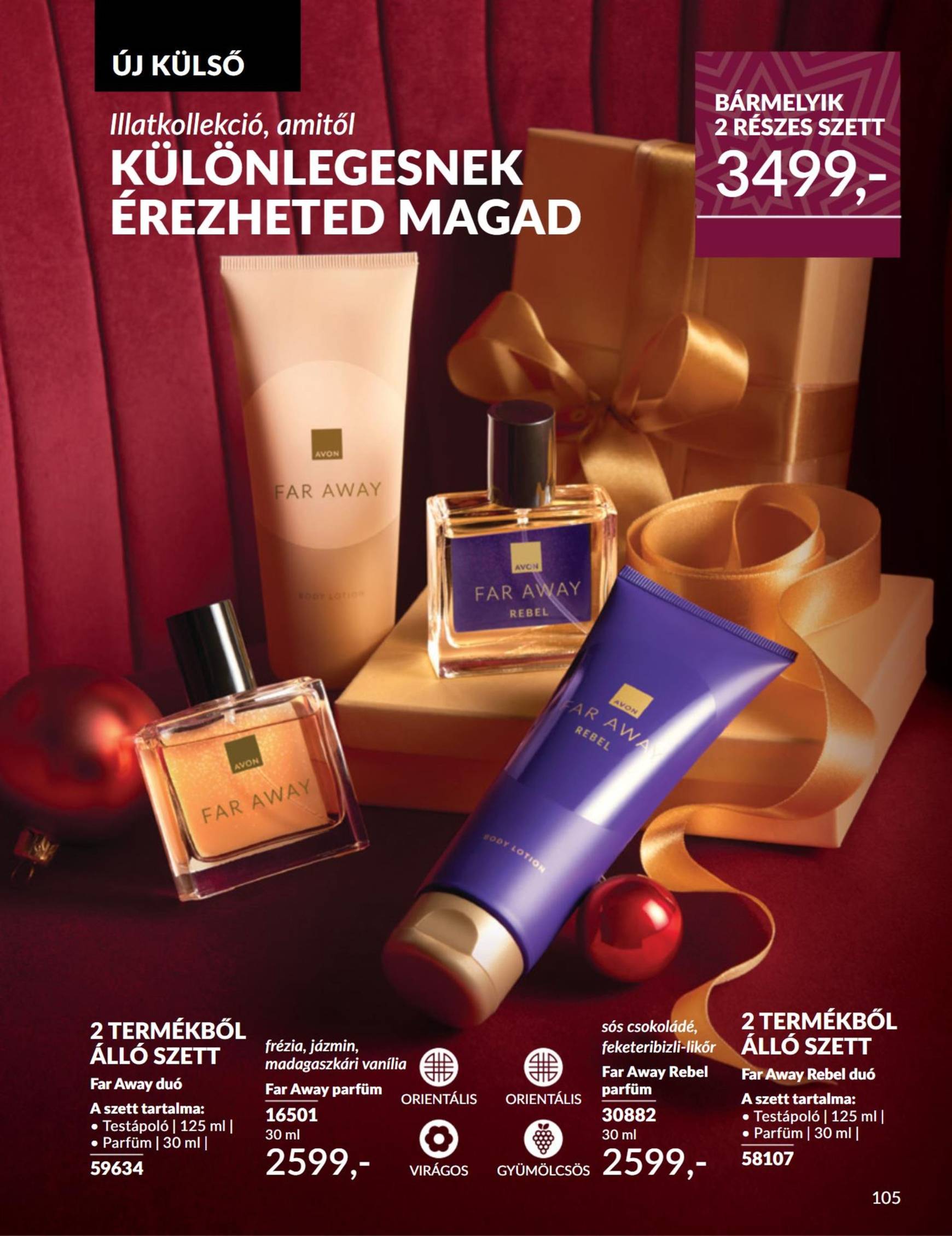 Avon akciós újság, érvényes 11.01. - 11.30. 105