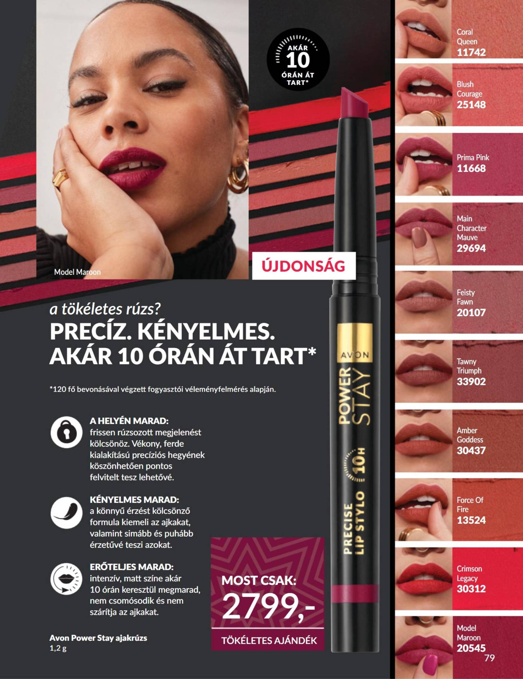 Avon akciós újság, érvényes 11.01. - 11.30. 79