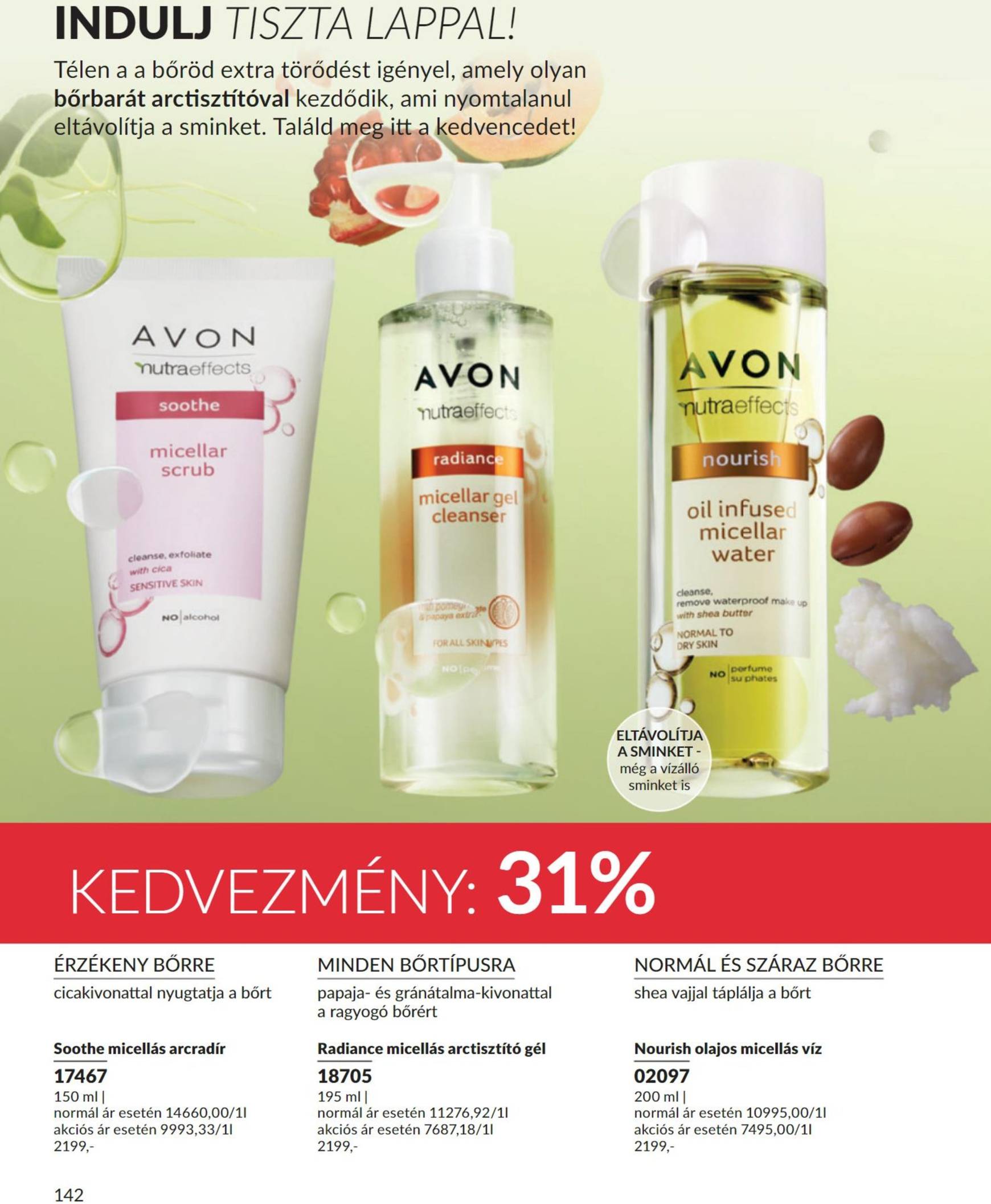 Avon akciós újság, érvényes 11.01. - 11.30. 142