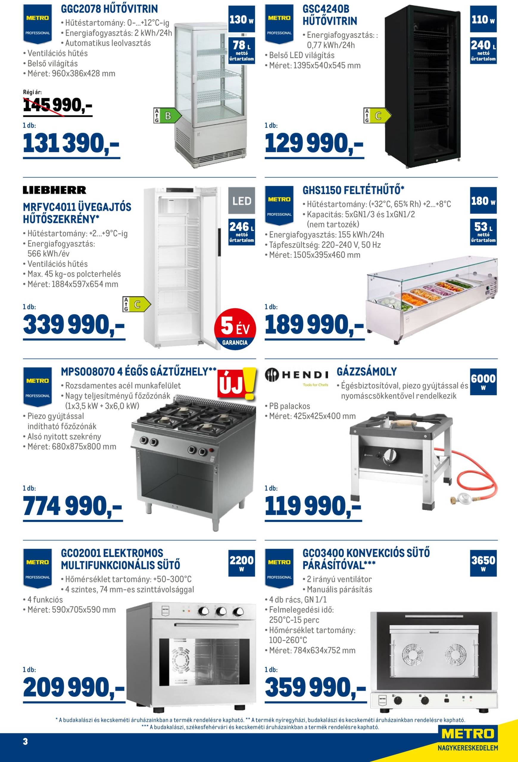 Metro - Professzionális megoldások katalógus akciós újság, érvényes 11.02. - 12.31. 3