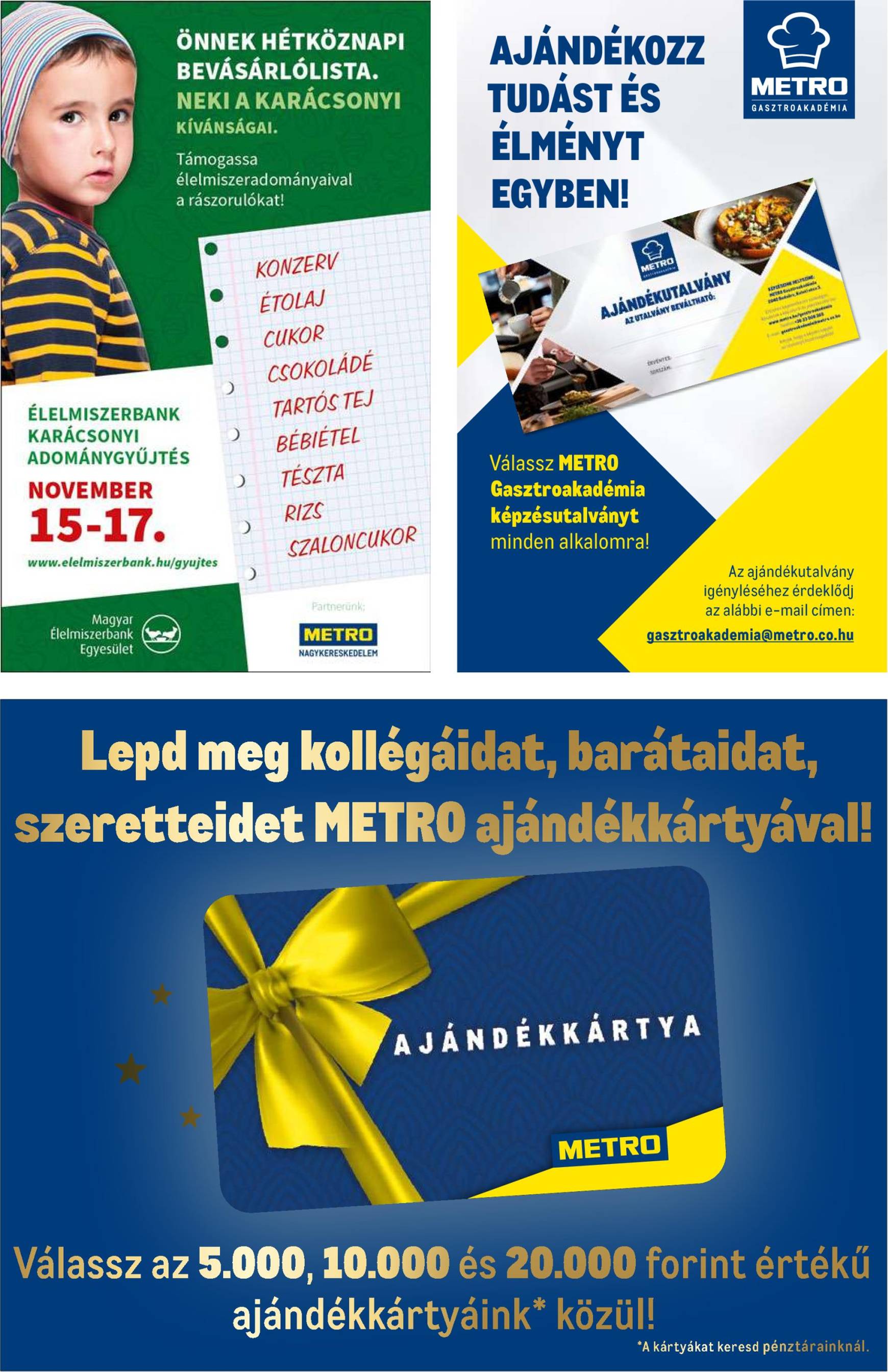 Metro - Karácsonyi magazin akciós újság, érvényes 11.02. - 11.30. 59