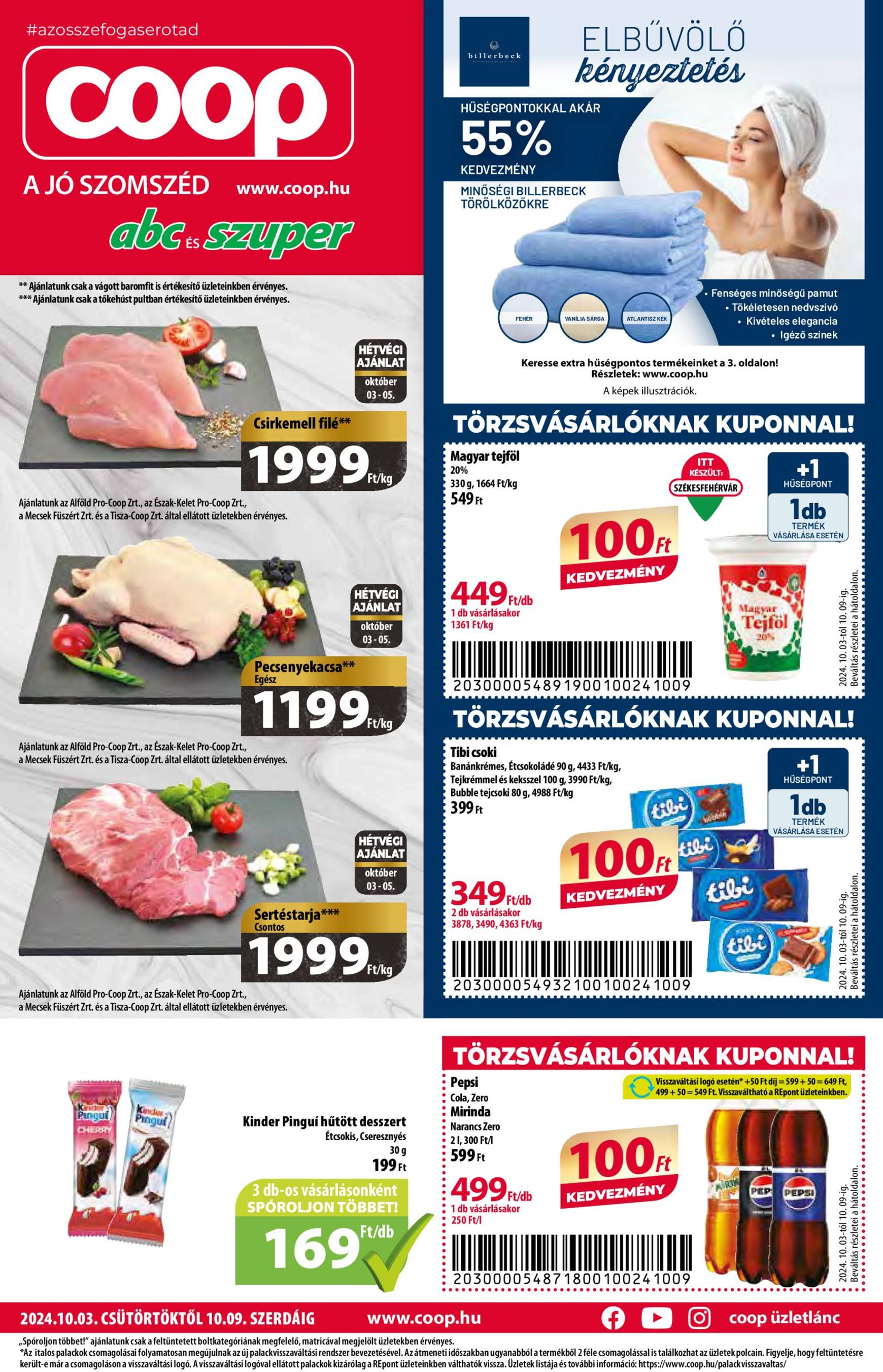 Aktuális újság Coop - Abc-Szuper 10.03. - 10.09.