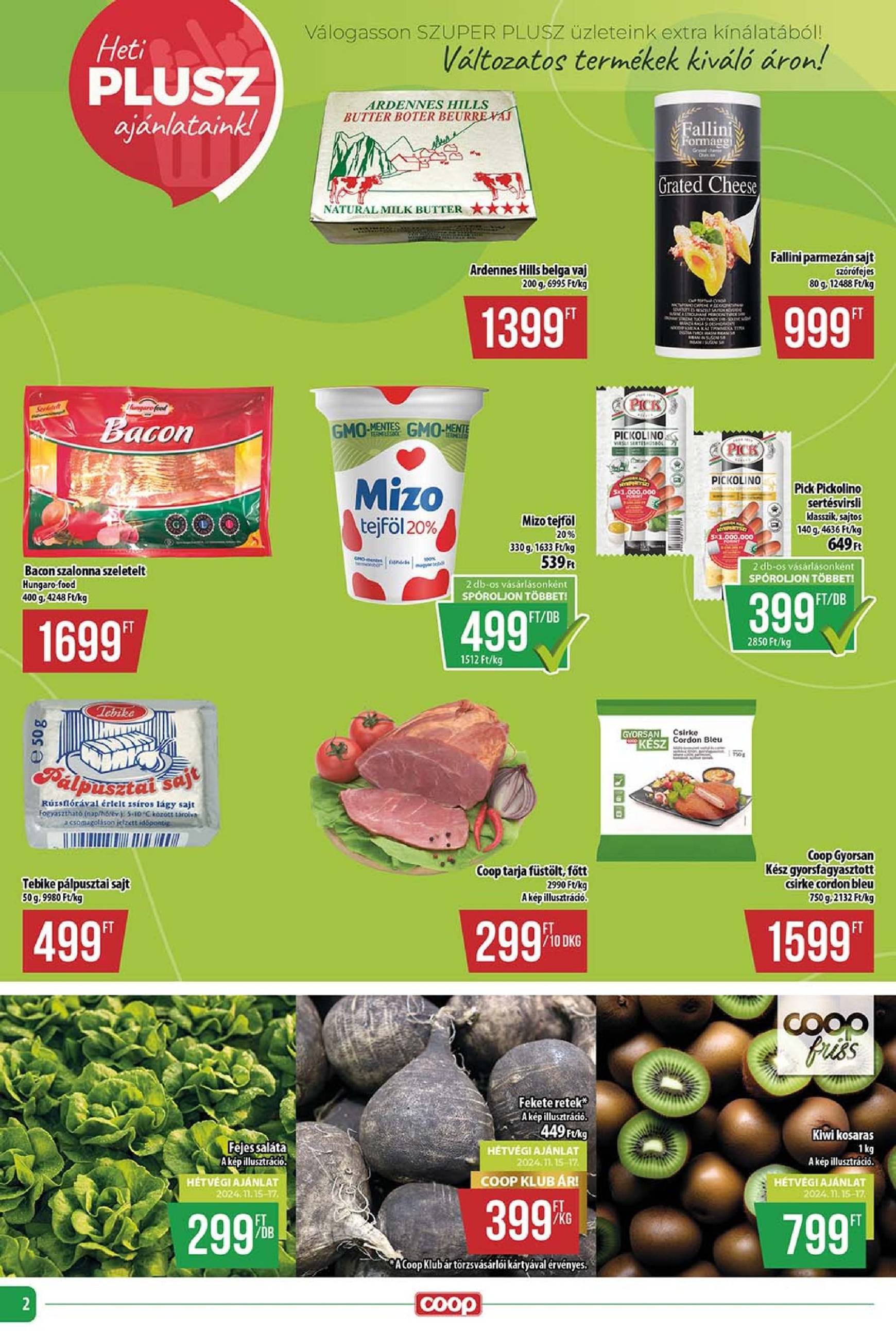 Coop - Szuper Plusz akciós újság, érvényes 11.14. - 11.20. 2