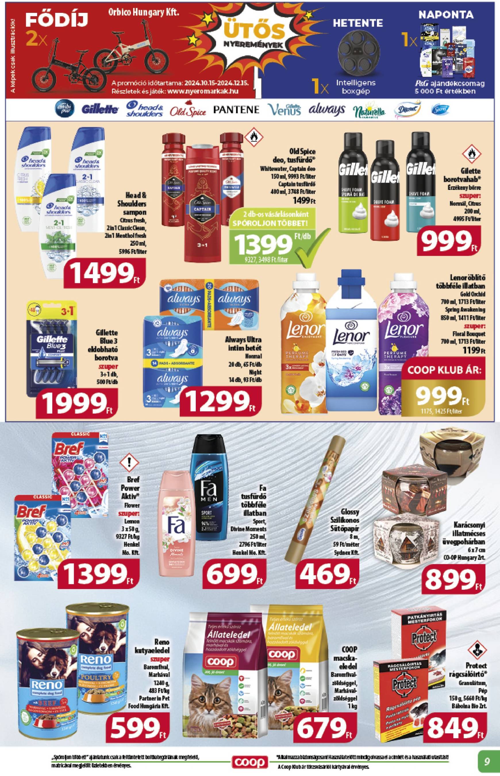 Coop - Alföld akciós újság, érvényes 11.21. - 11.27. 9