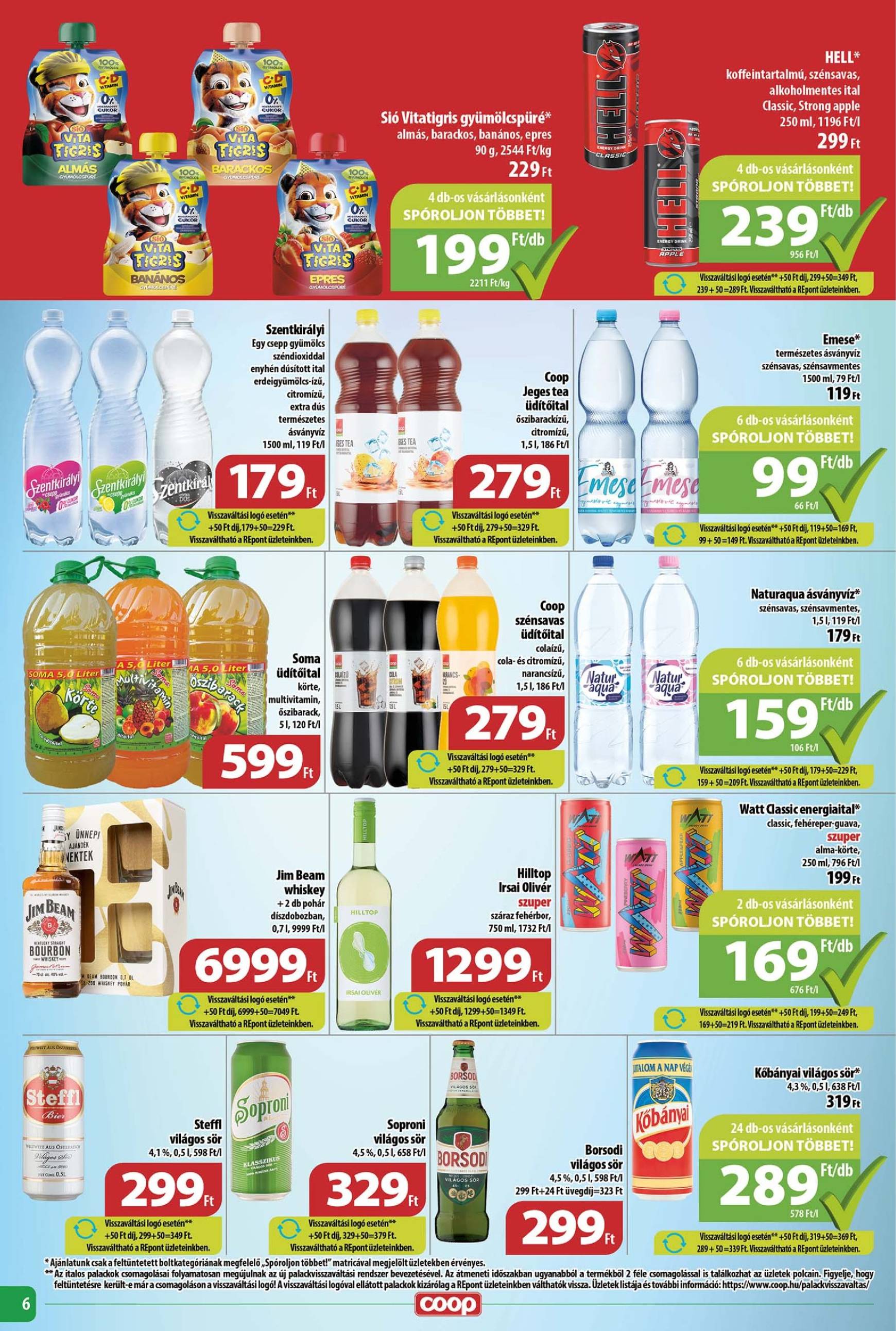 Coop - Tisza - Abc-Szuper akciós újság, érvényes 11.21. - 11.27. 6