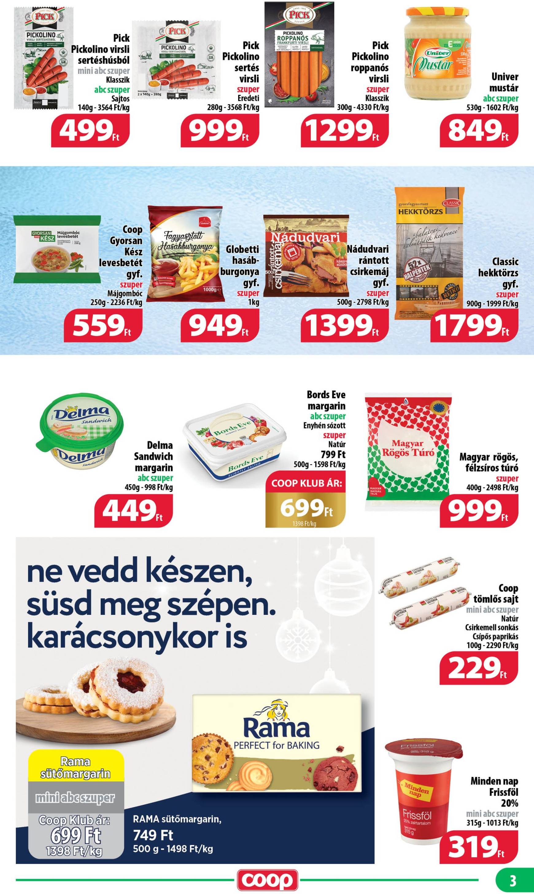 Coop - Mini Abc Szuper akciós újság, érvényes 11.21. - 11.27. 3