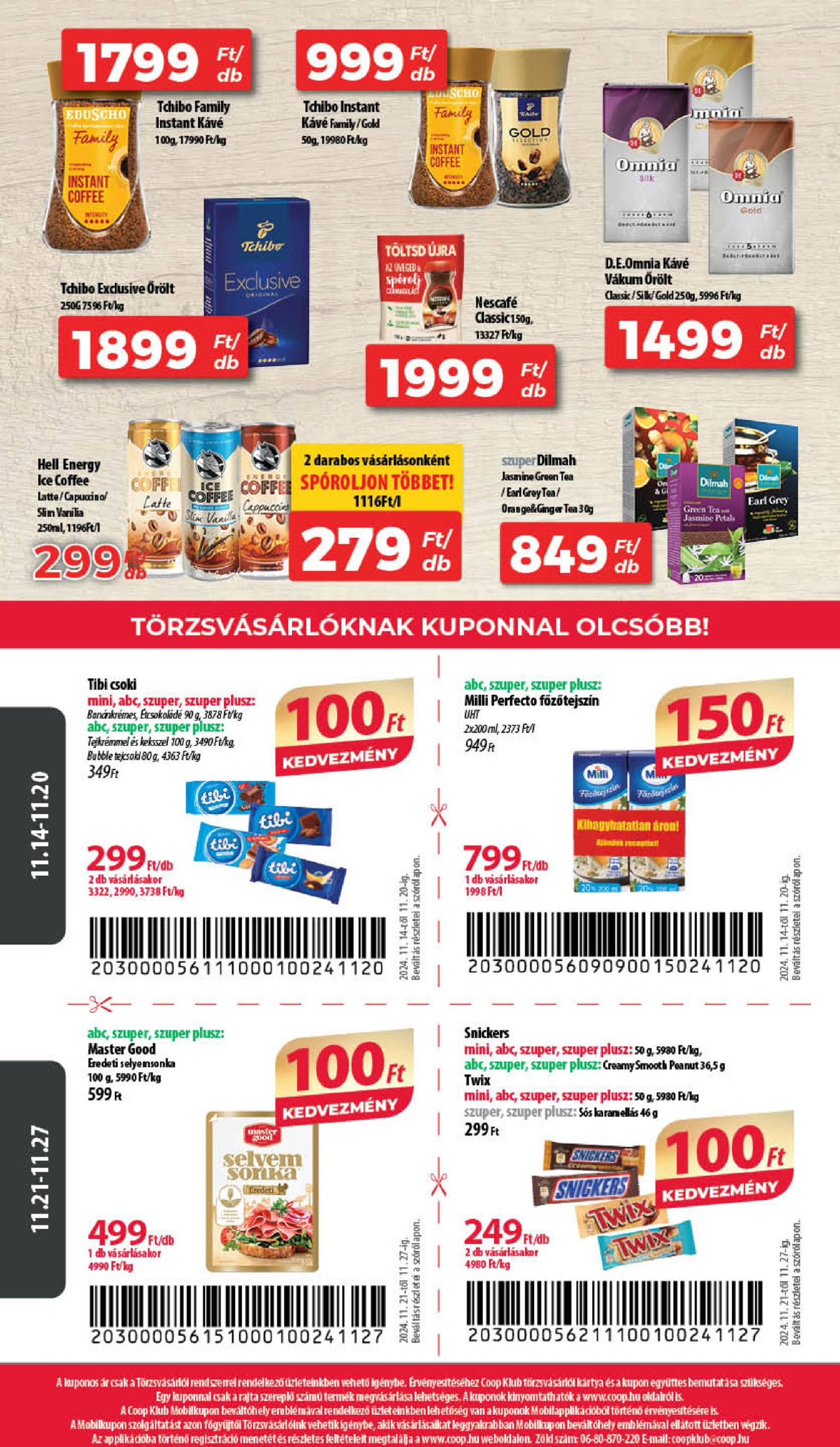 Coop - Abc Szuper akciós újság, érvényes 11.14. - 11.27. 12