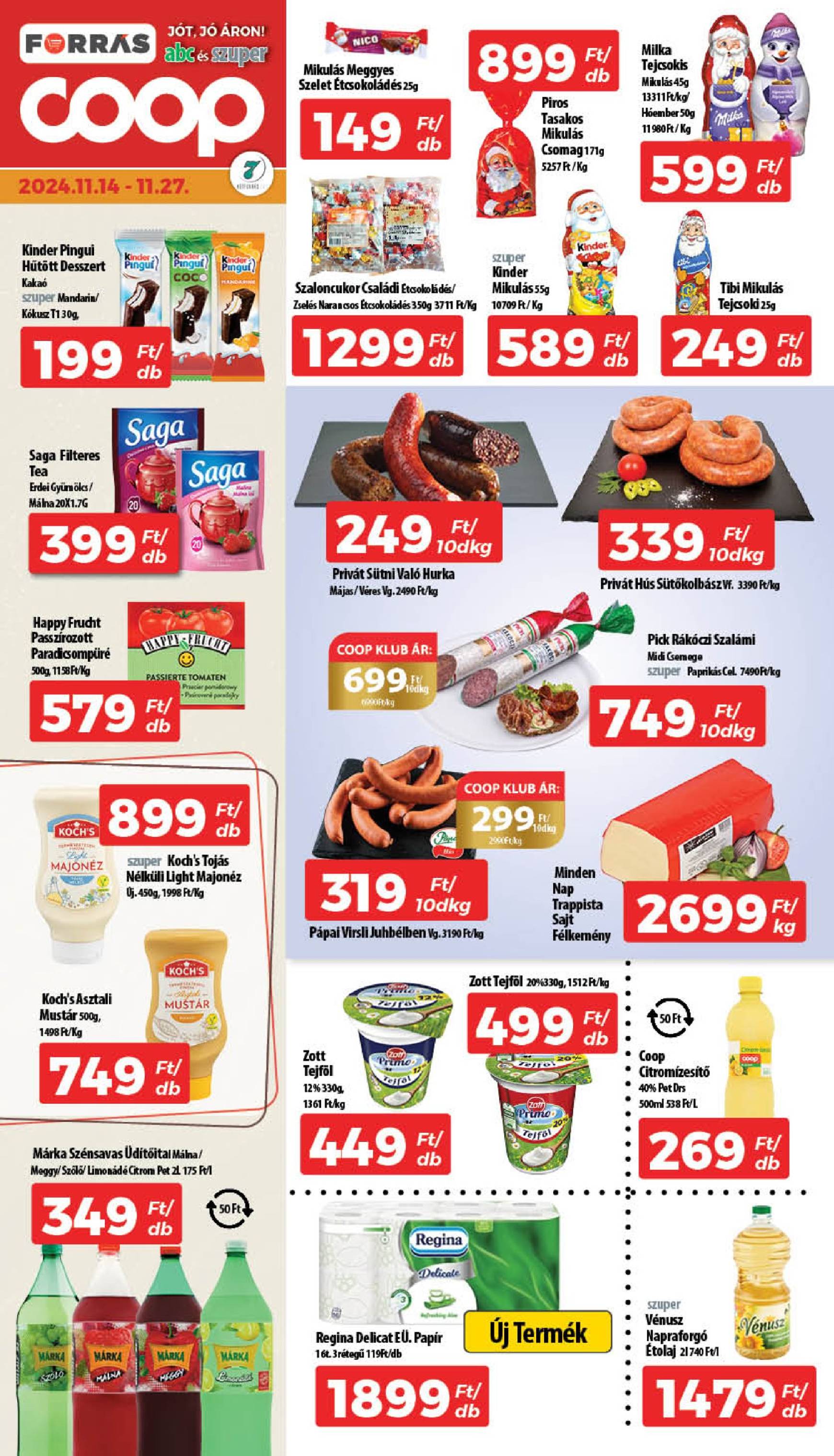 Coop - Abc Szuper akciós újság, érvényes 11.14. - 11.27.