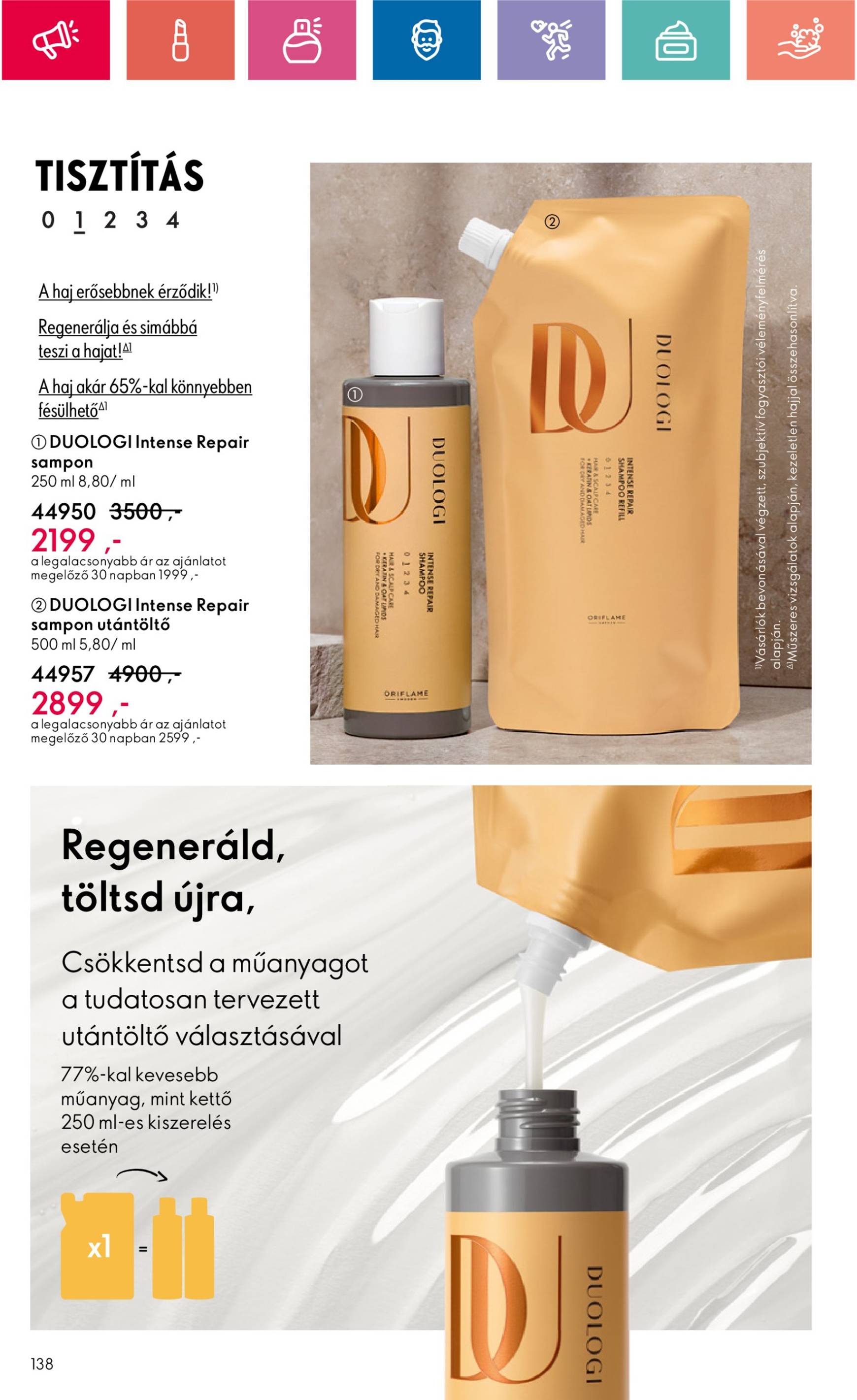 Oriflame akciós újság, érvényes 10.20. - 11.09. 138