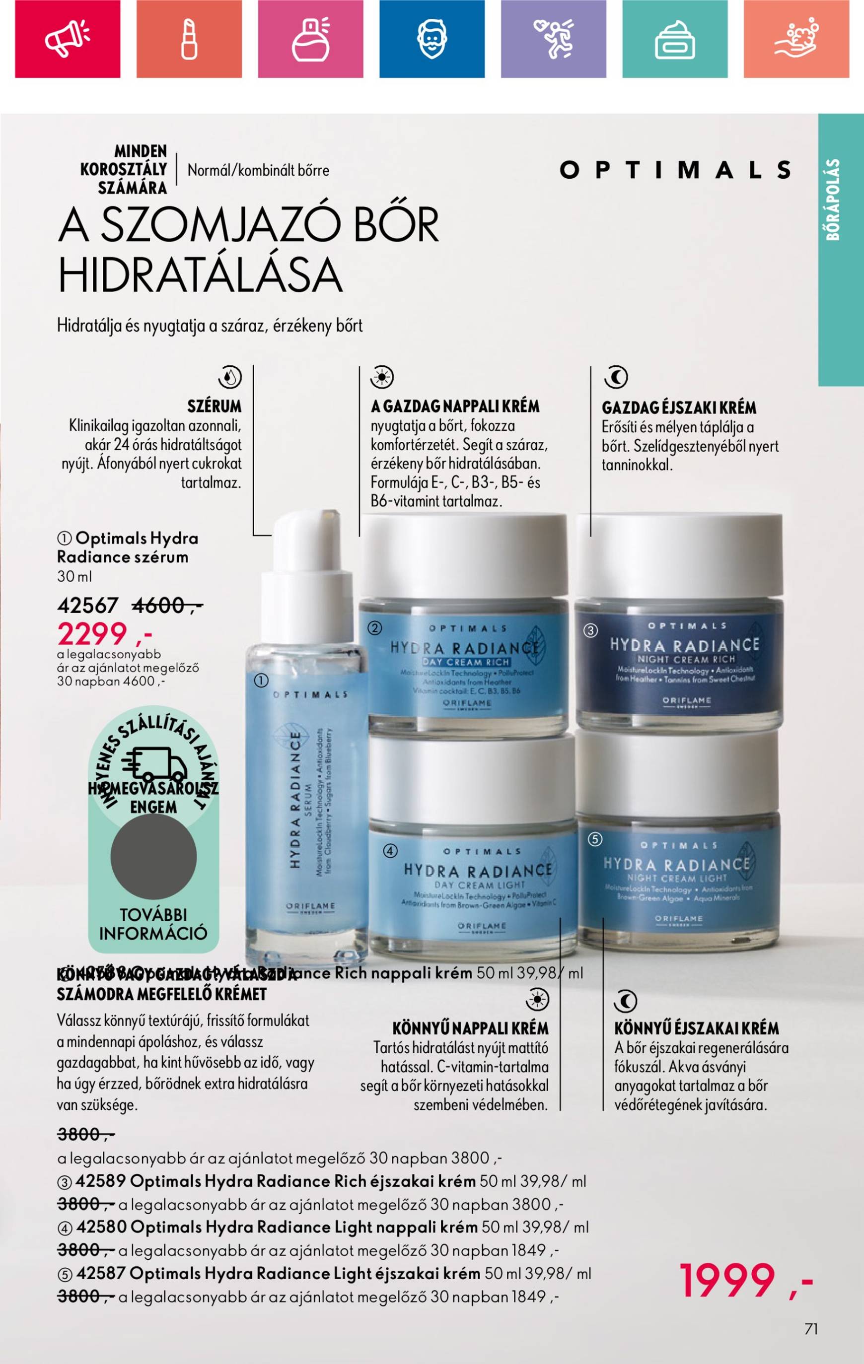 Oriflame akciós újság, érvényes 10.20. - 11.09. 71