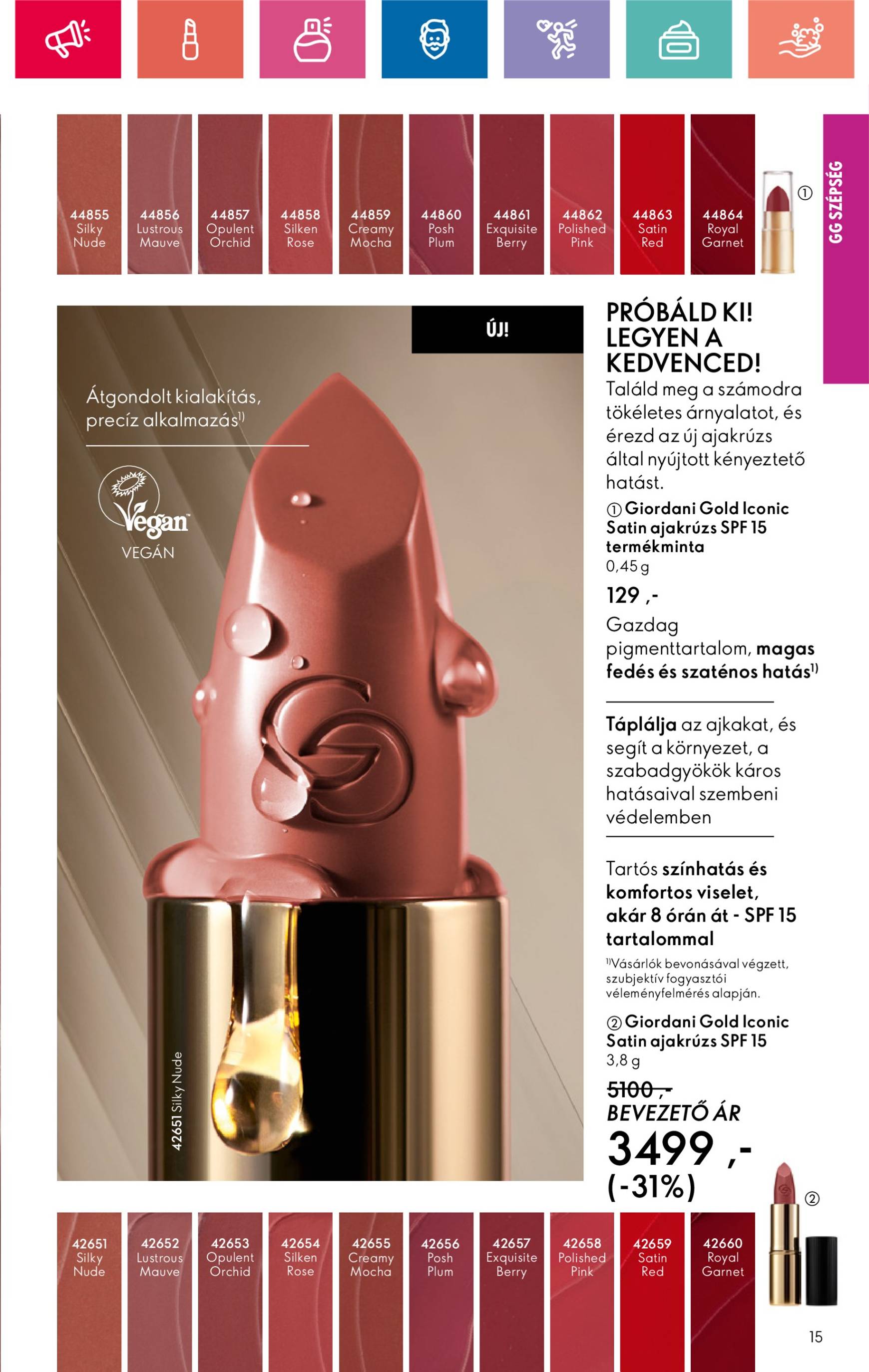 Oriflame akciós újság, érvényes 10.20. - 11.09. 15