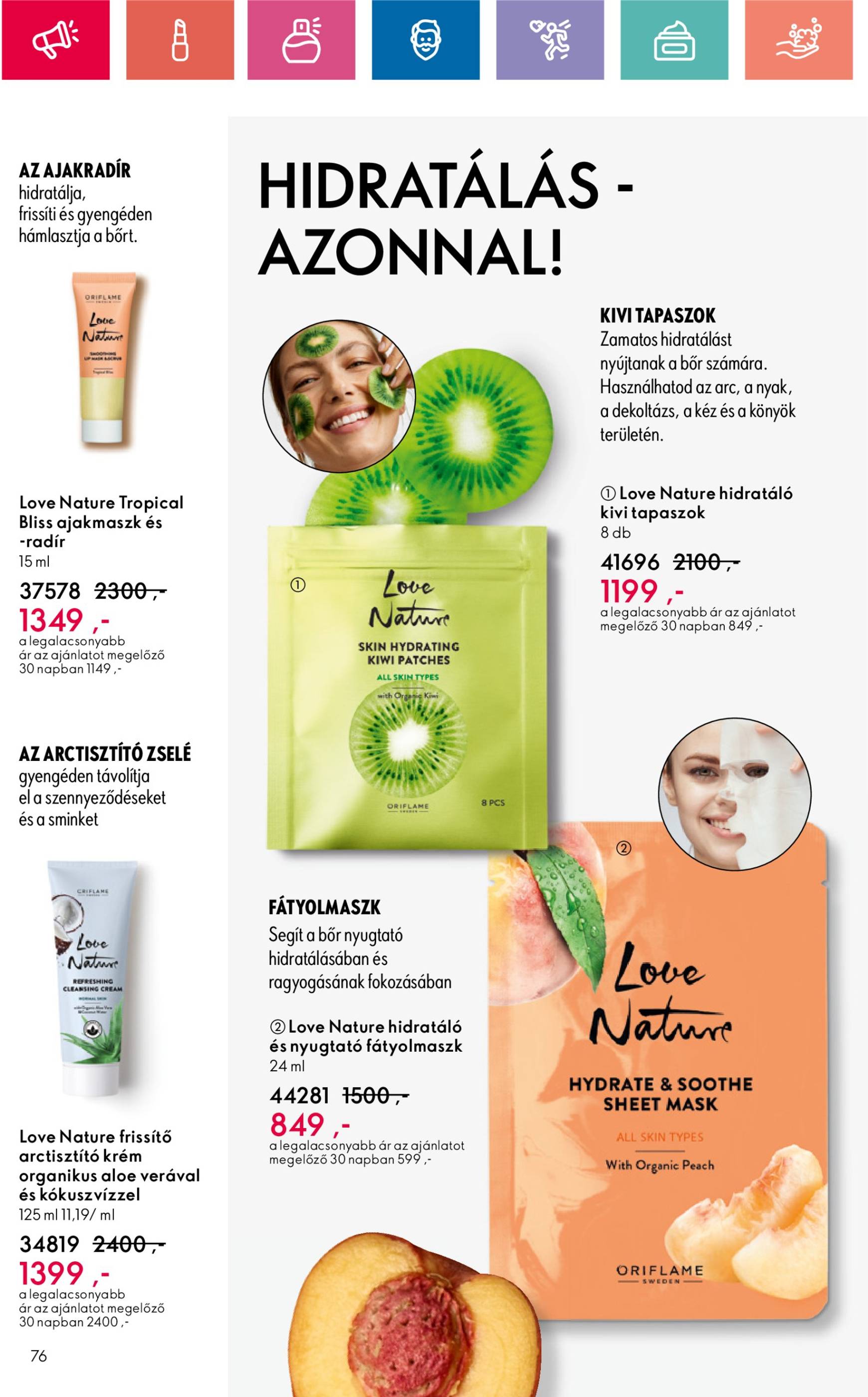 Oriflame akciós újság, érvényes 10.20. - 11.09. 76