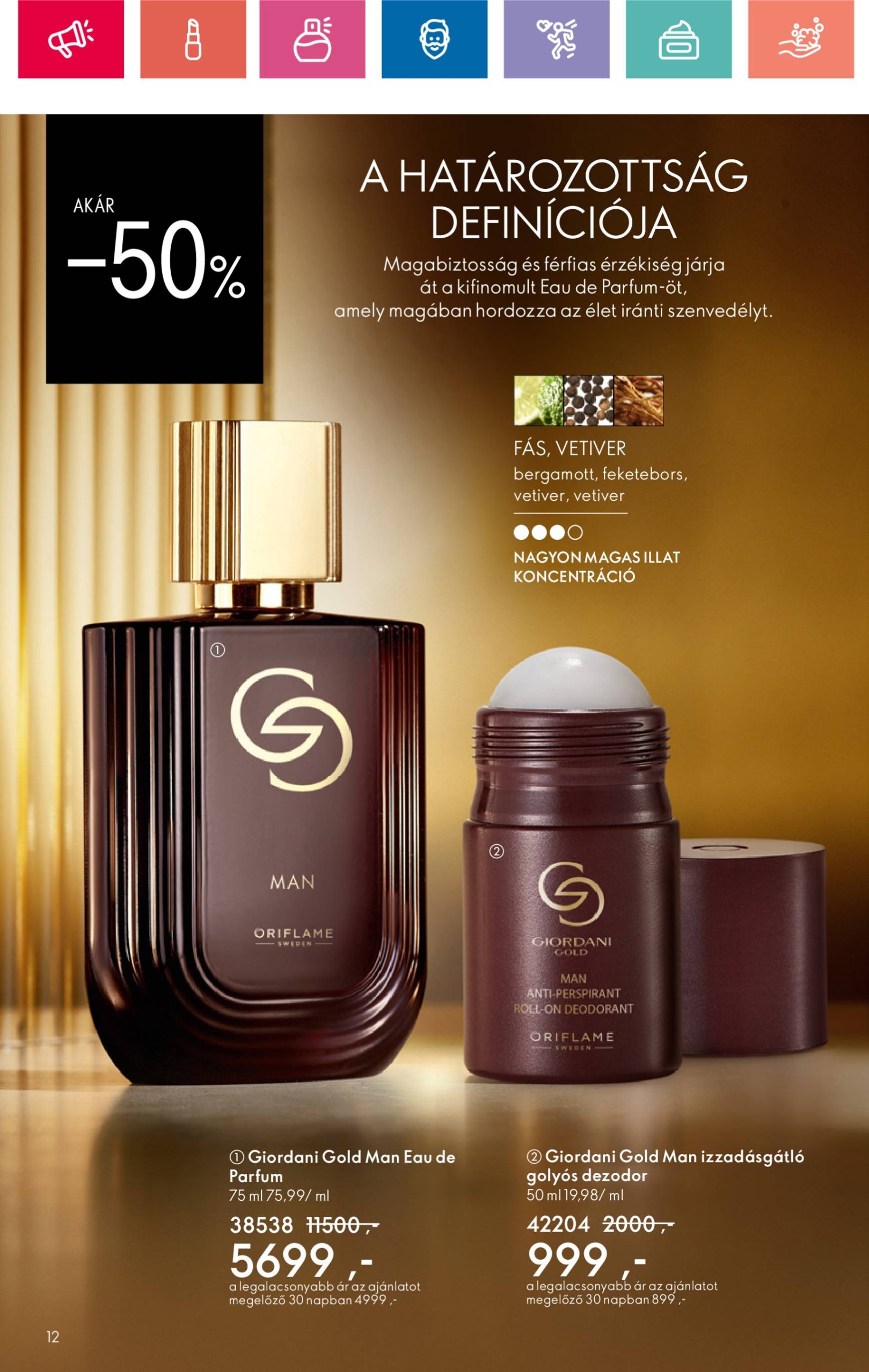 Oriflame akciós újság, érvényes 10.20. - 11.09. 12