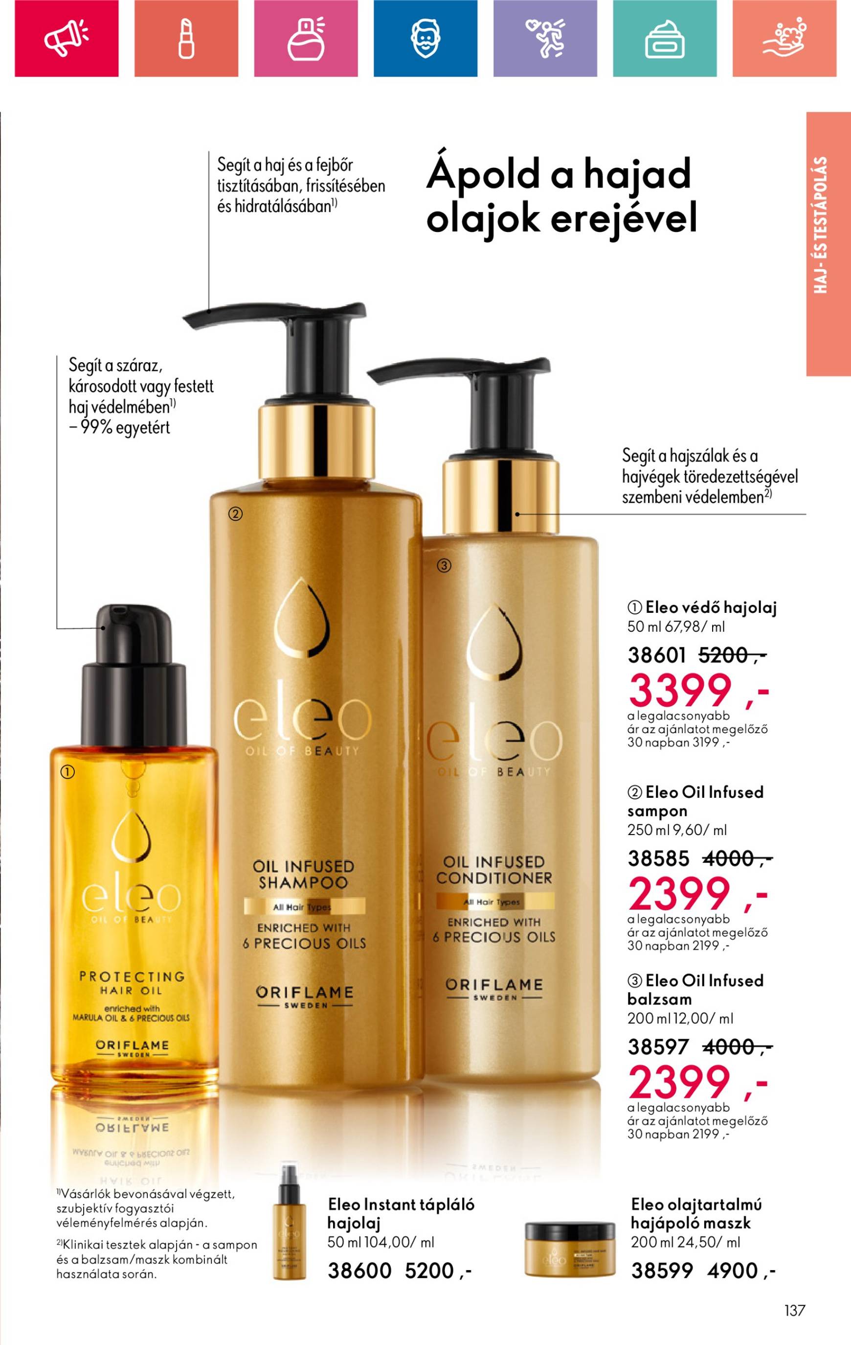 Oriflame akciós újság, érvényes 10.20. - 11.09. 137