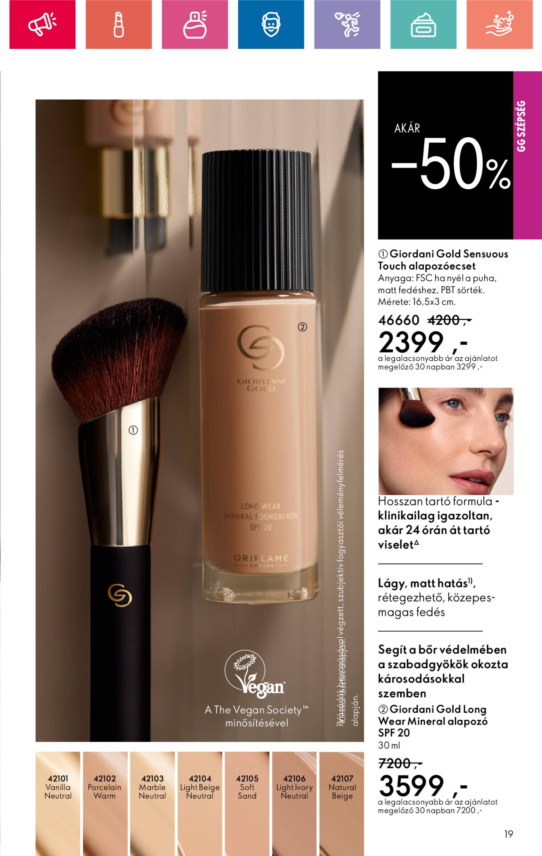 Oriflame akciós újság, érvényes 10.20. - 11.09. 19