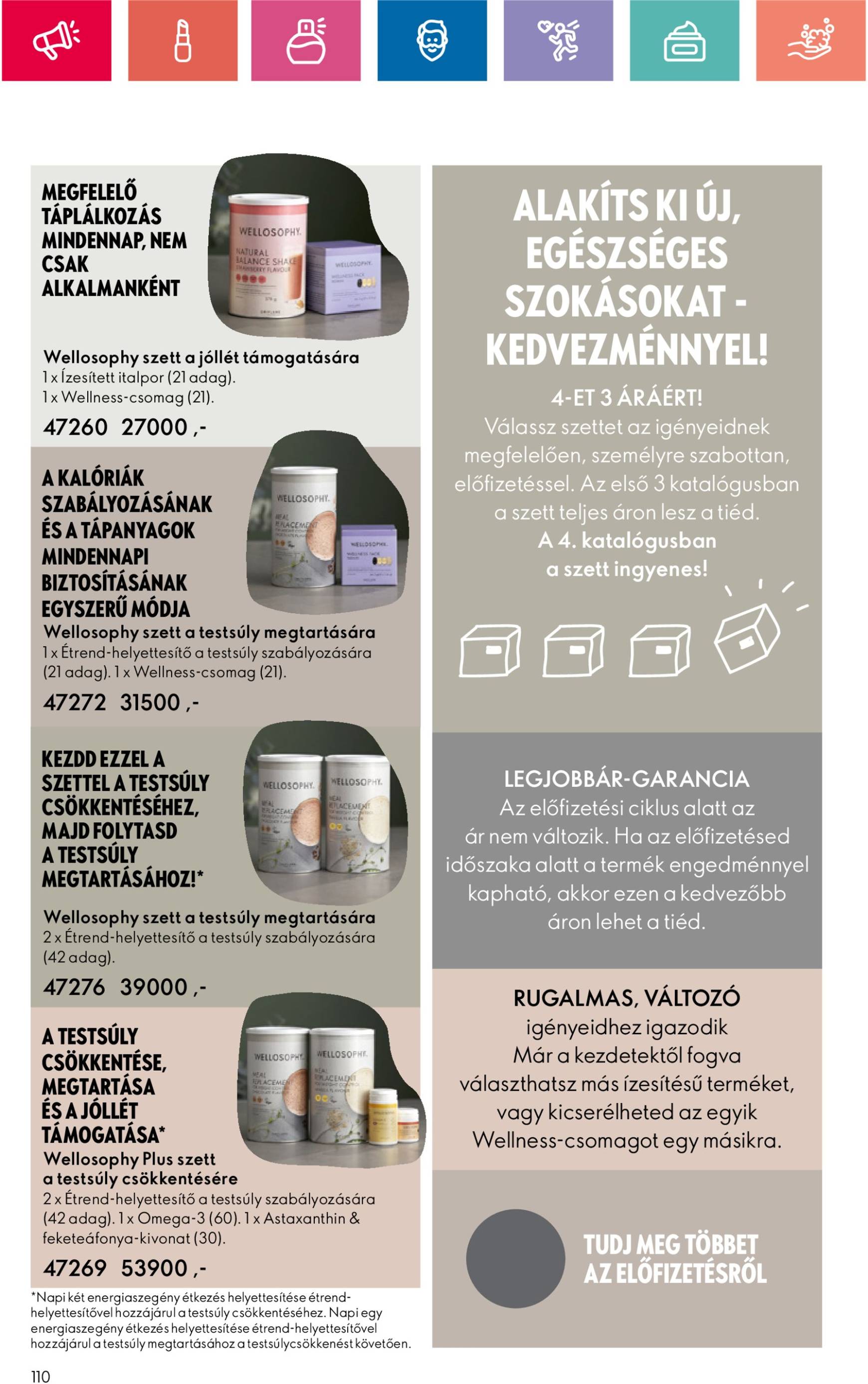 Oriflame akciós újság, érvényes 10.20. - 11.09. 110