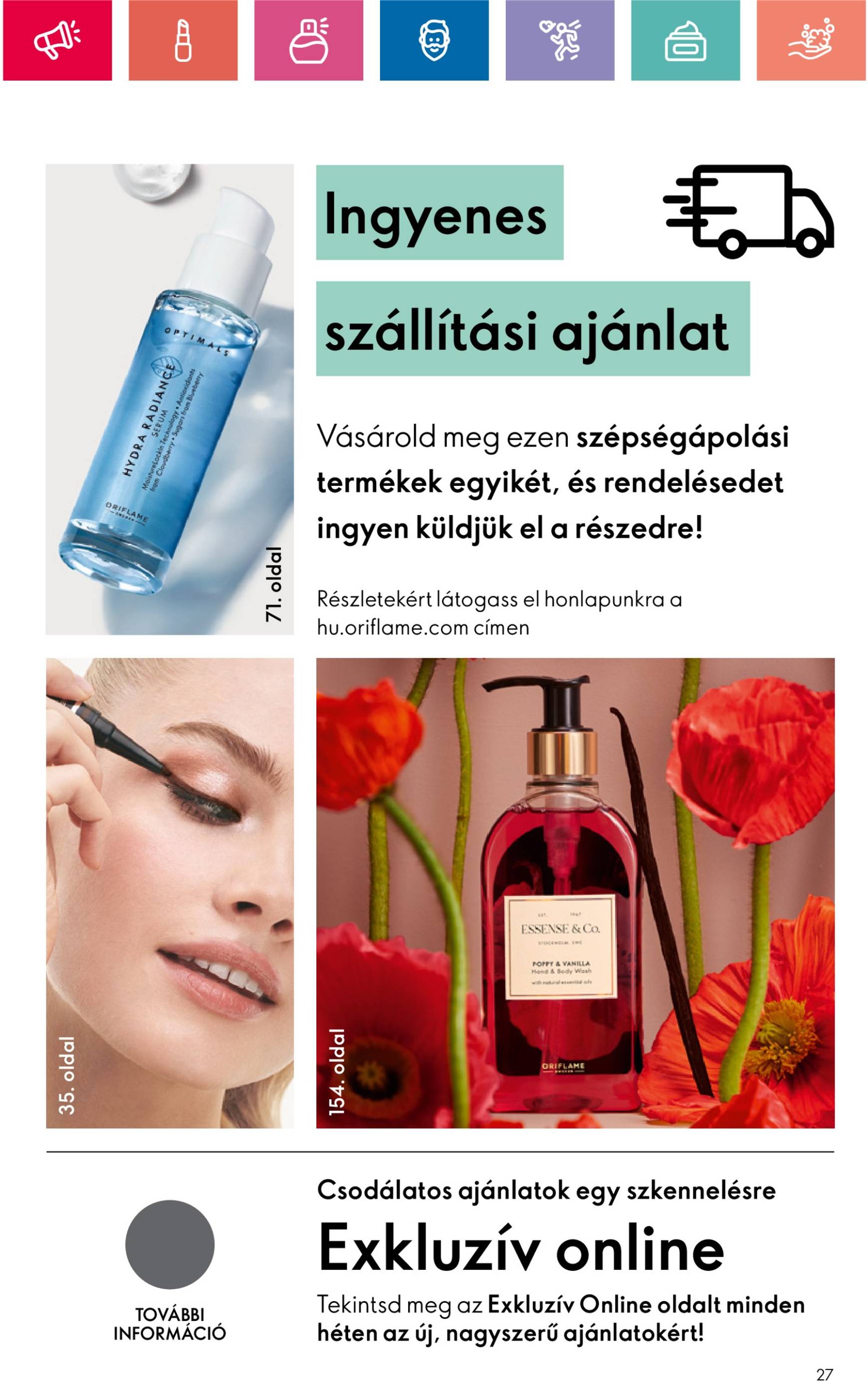 Oriflame akciós újság, érvényes 10.20. - 11.09. 27