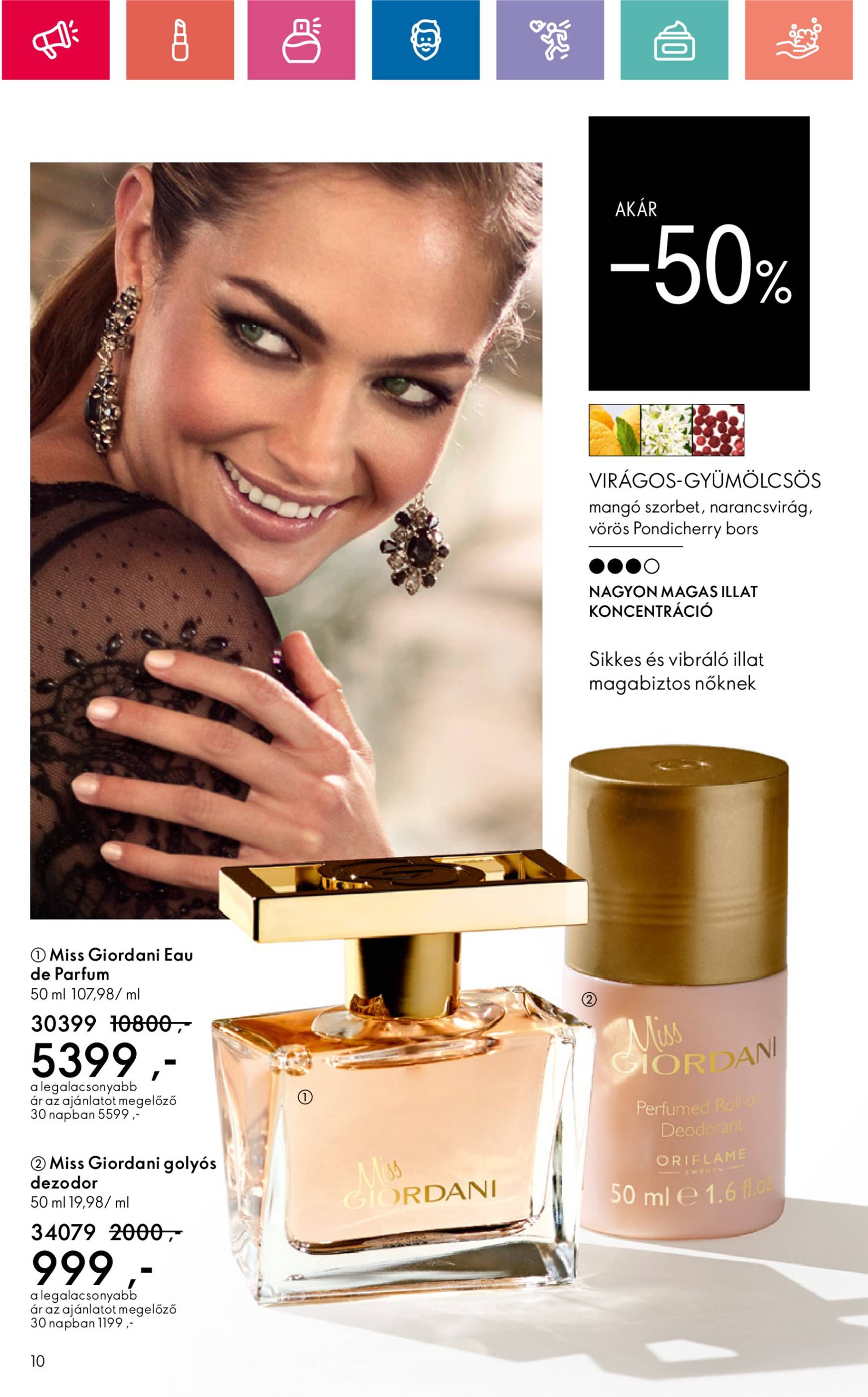 Oriflame akciós újság, érvényes 10.20. - 11.09. 10