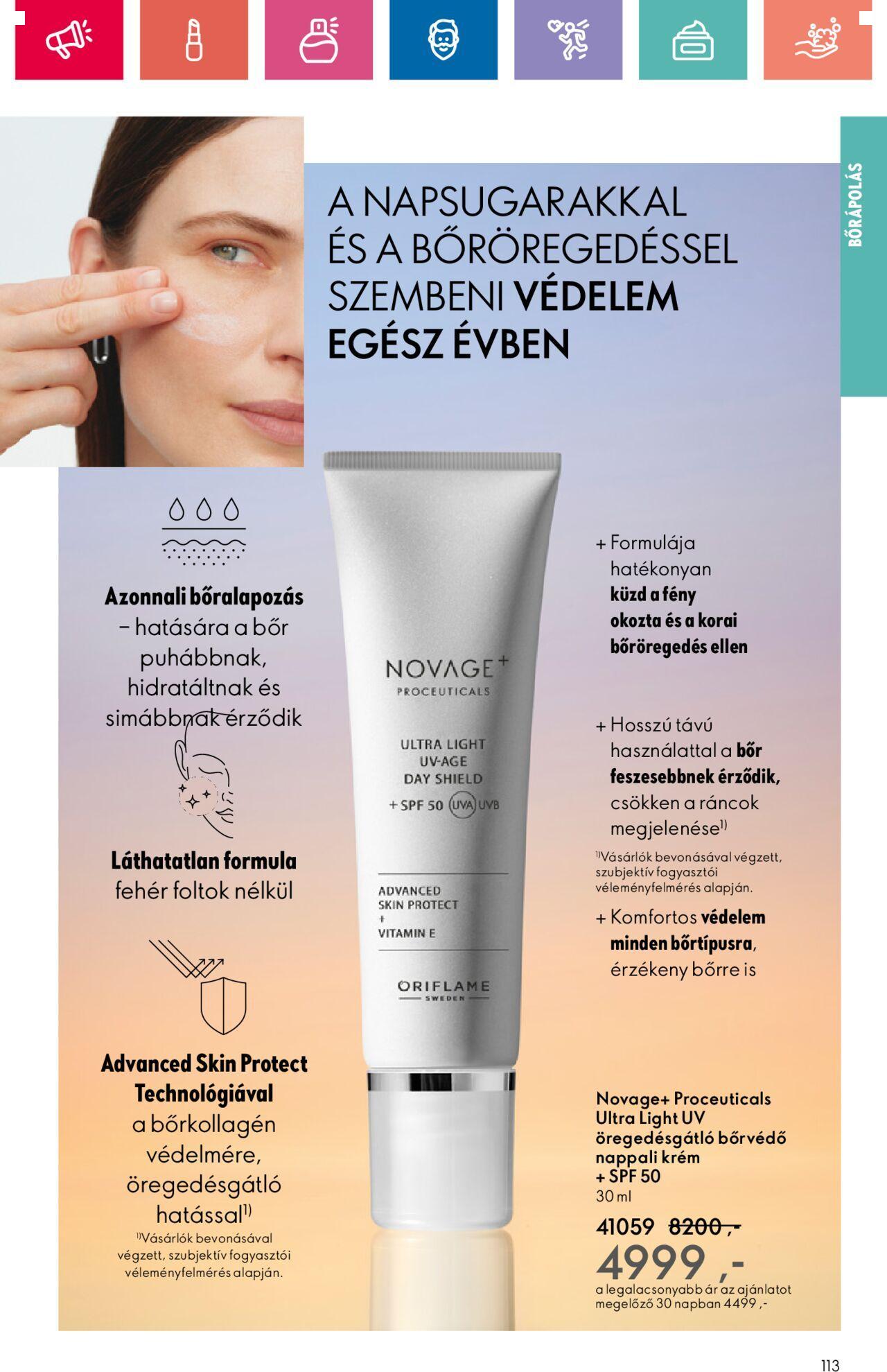 Akciós újság új Oriflame 2024.11.10. - 2024.11.30. 113