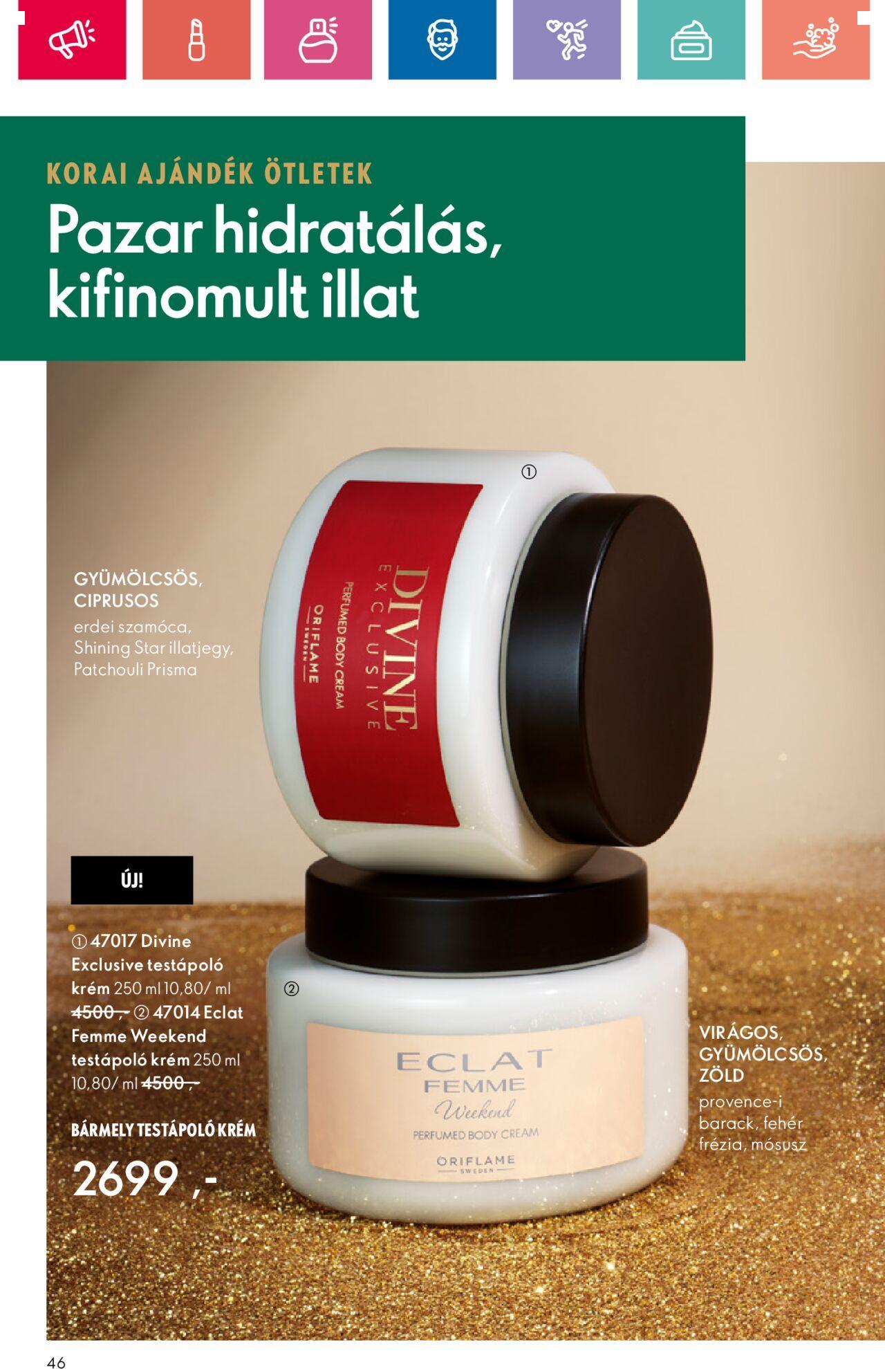 Akciós újság új Oriflame 2024.11.10. - 2024.11.30. 46