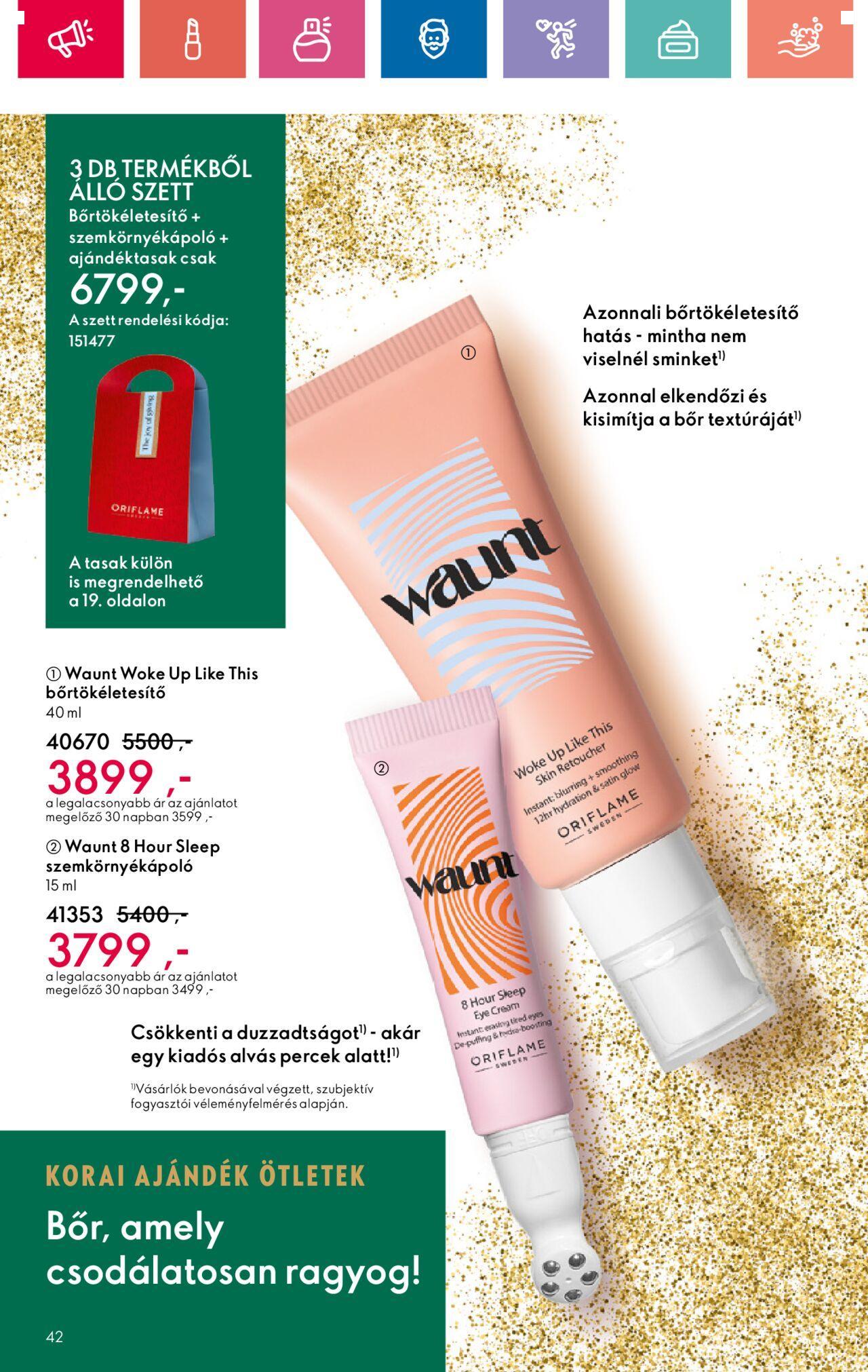 Akciós újság új Oriflame 2024.11.10. - 2024.11.30. 42