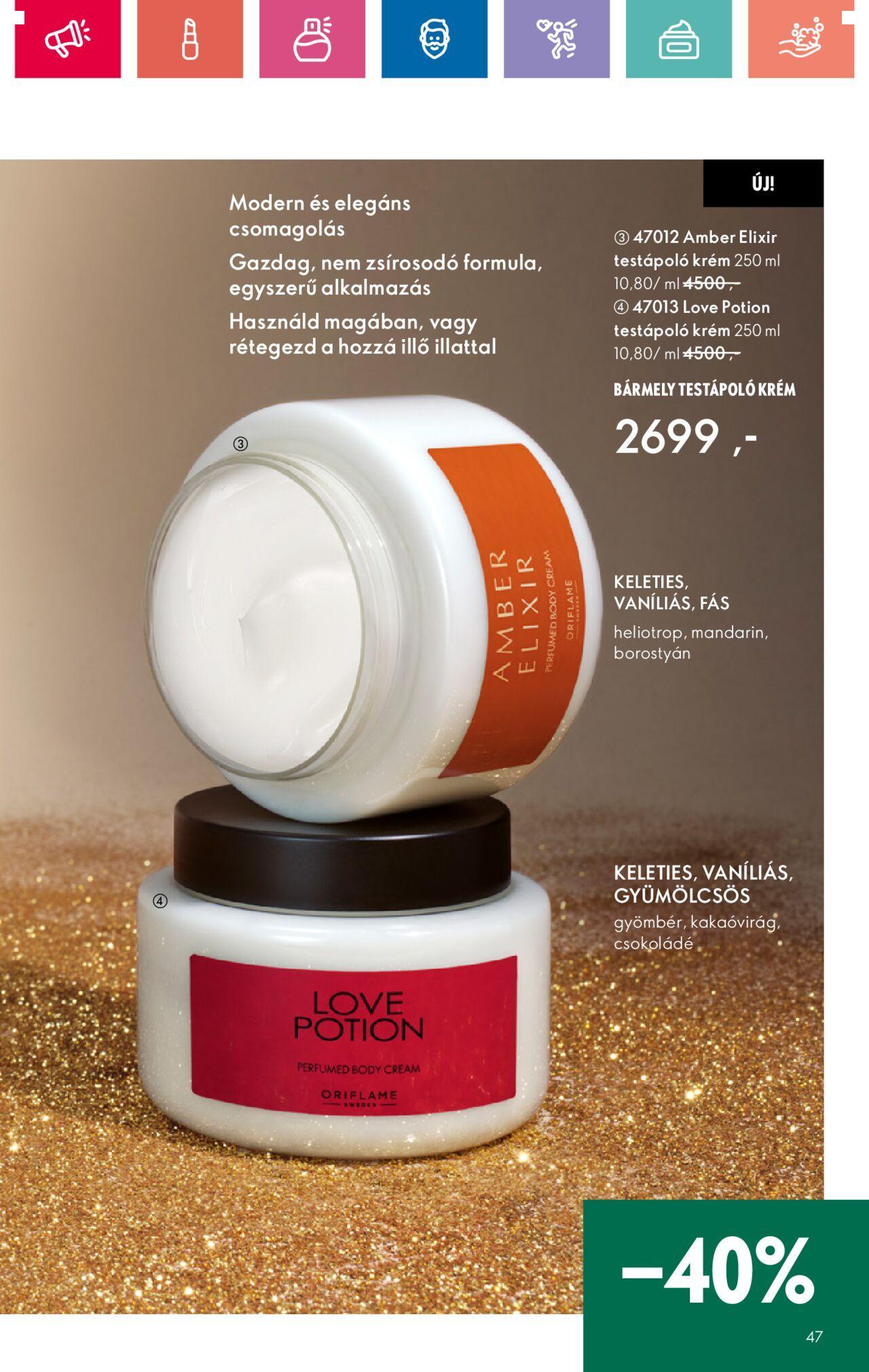 Akciós újság új Oriflame 2024.11.10. - 2024.11.30. 47