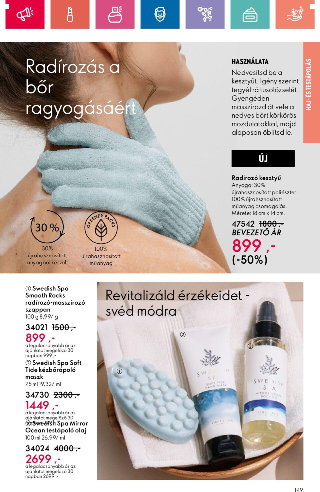 Akciós újság új Oriflame 2024.11.10. - 2024.11.30. 149