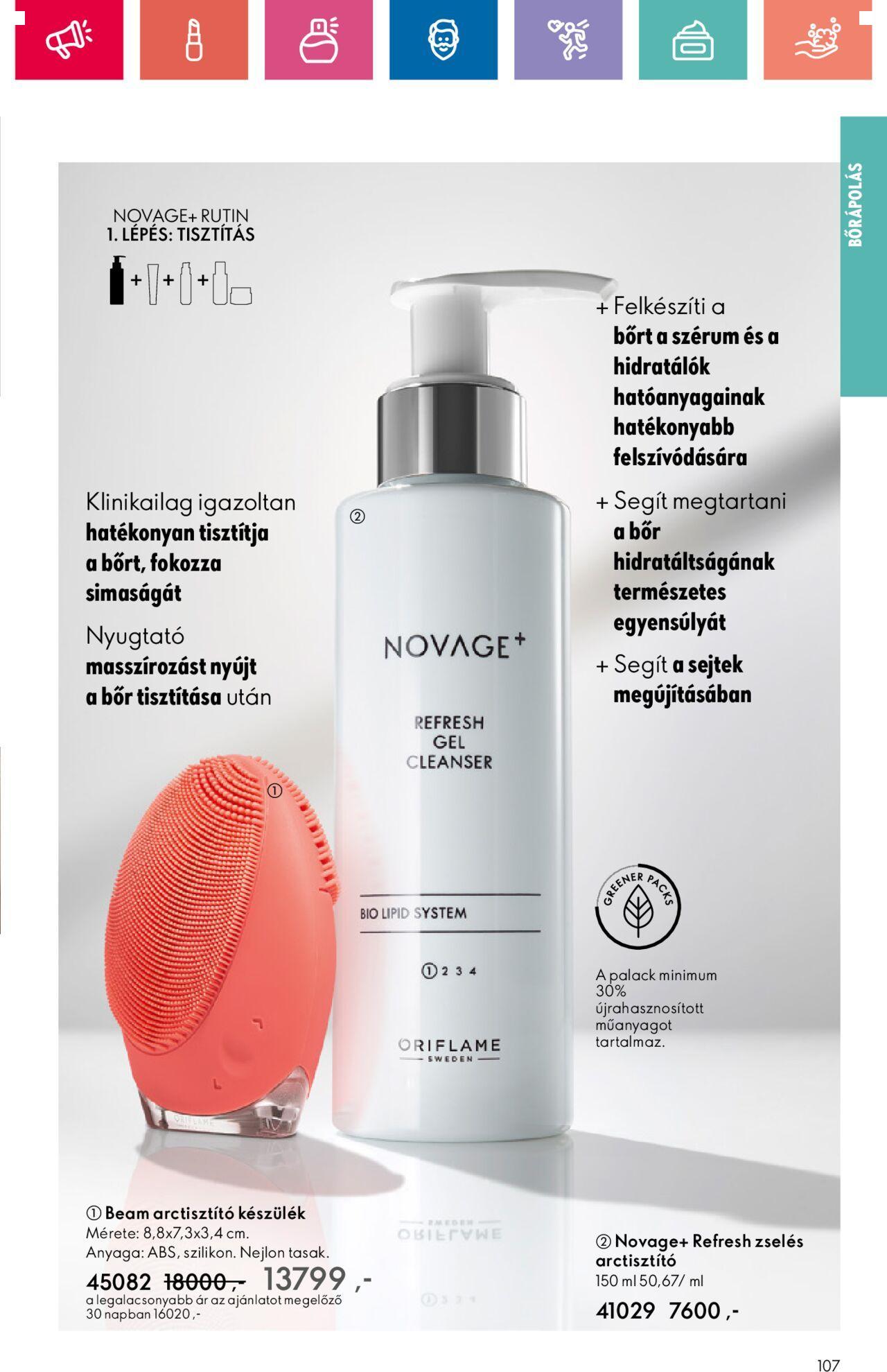 Akciós újság új Oriflame 2024.11.10. - 2024.11.30. 107