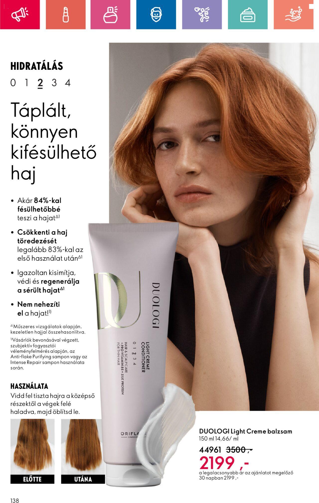 Akciós újság új Oriflame 2024.11.10. - 2024.11.30. 138