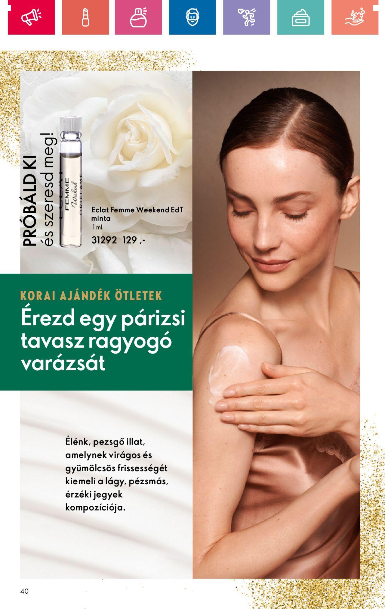 Akciós újság új Oriflame 2024.11.10. - 2024.11.30. 40