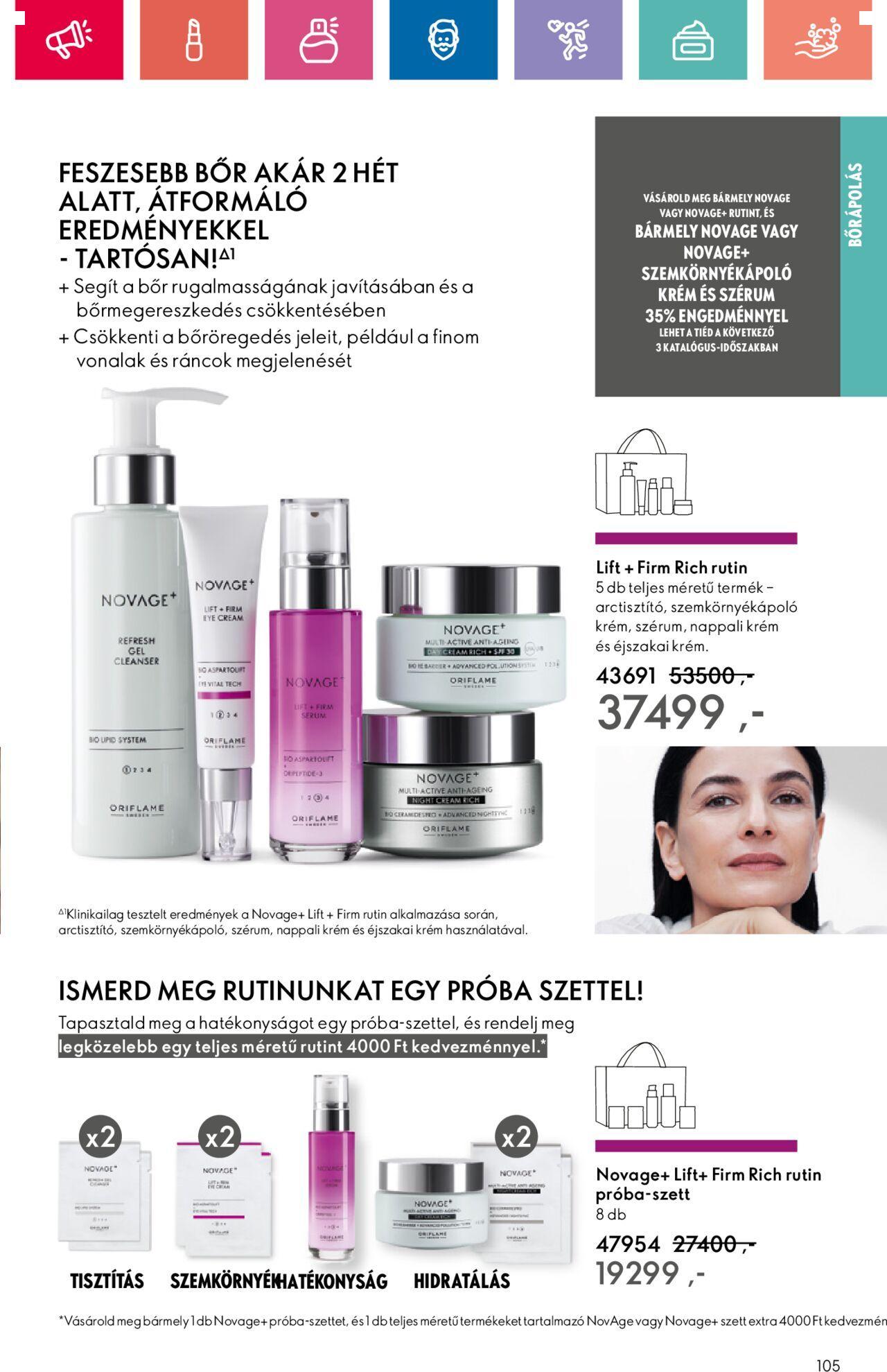 Akciós újság új Oriflame 2024.11.10. - 2024.11.30. 105