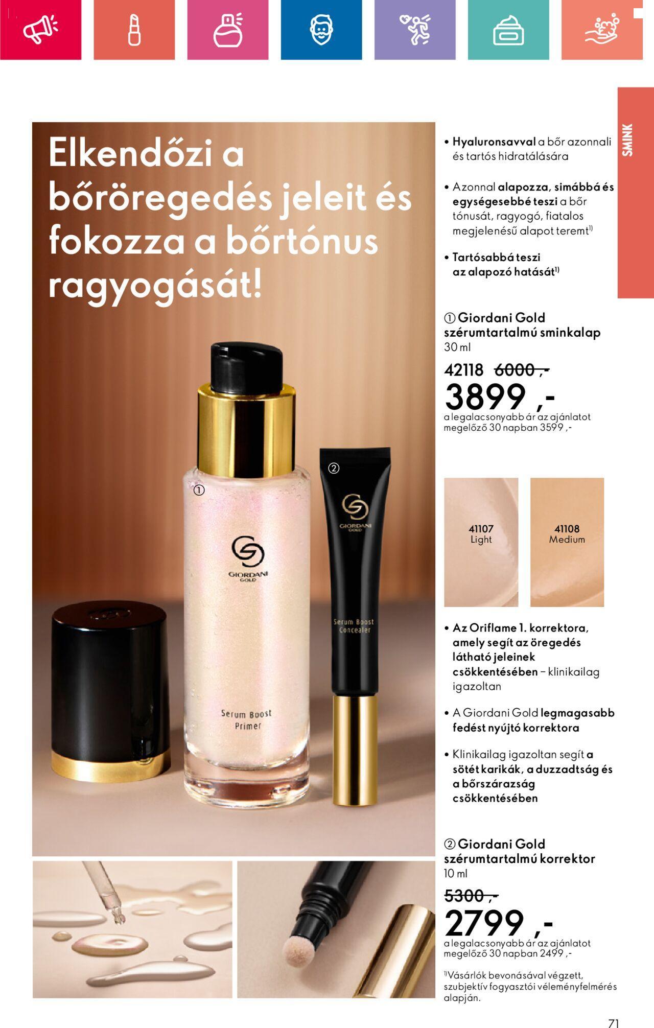 Akciós újság új Oriflame 2024.11.10. - 2024.11.30. 71