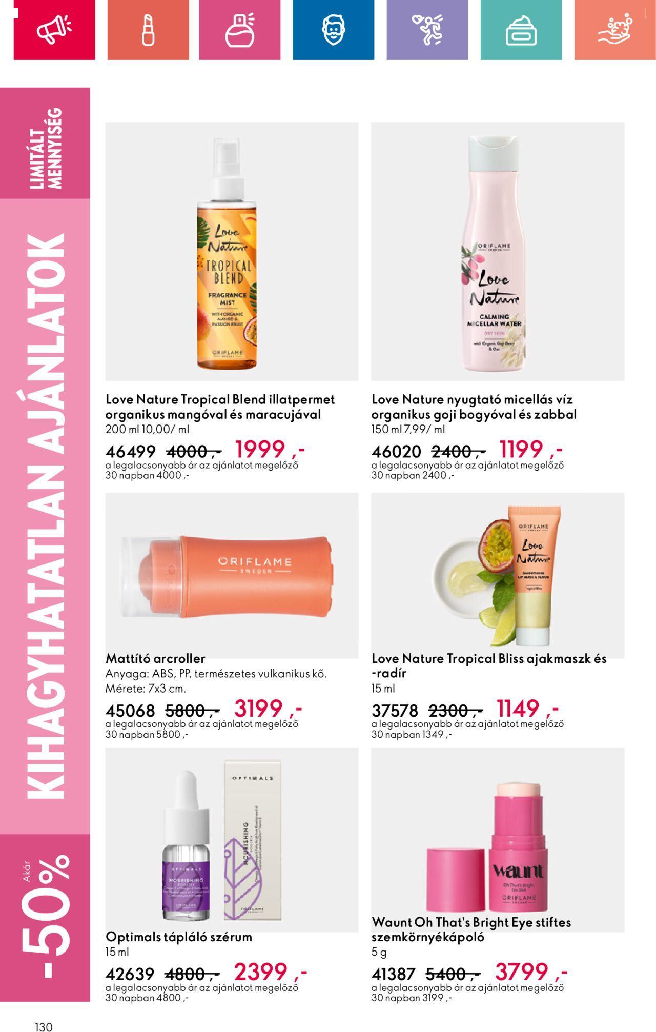 Akciós újság új Oriflame 2024.11.10. - 2024.11.30. 130