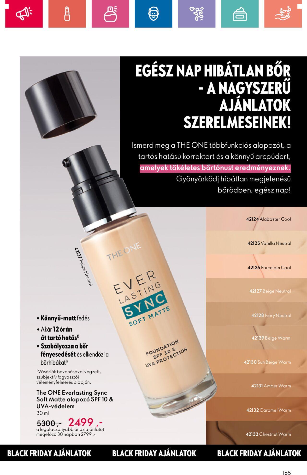 Akciós újság új Oriflame 2024.11.10. - 2024.11.30. 165