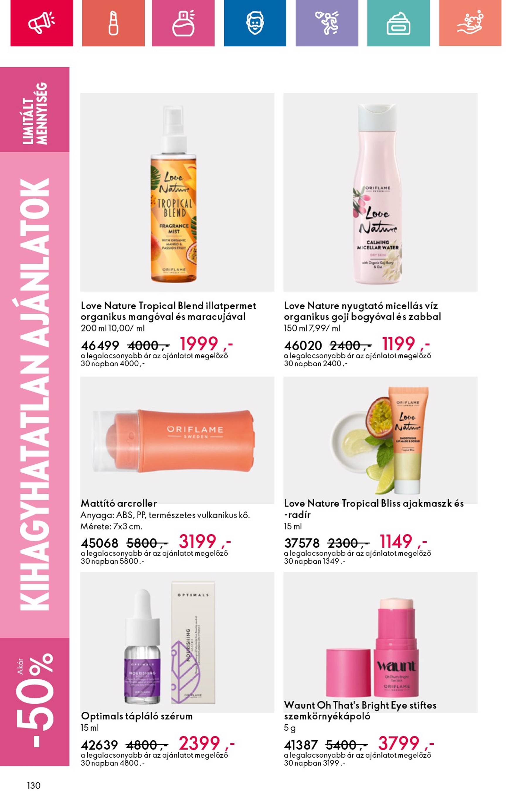 Oriflame - Black Friday akciós újság, érvényes 11.10. - 11.30. 130