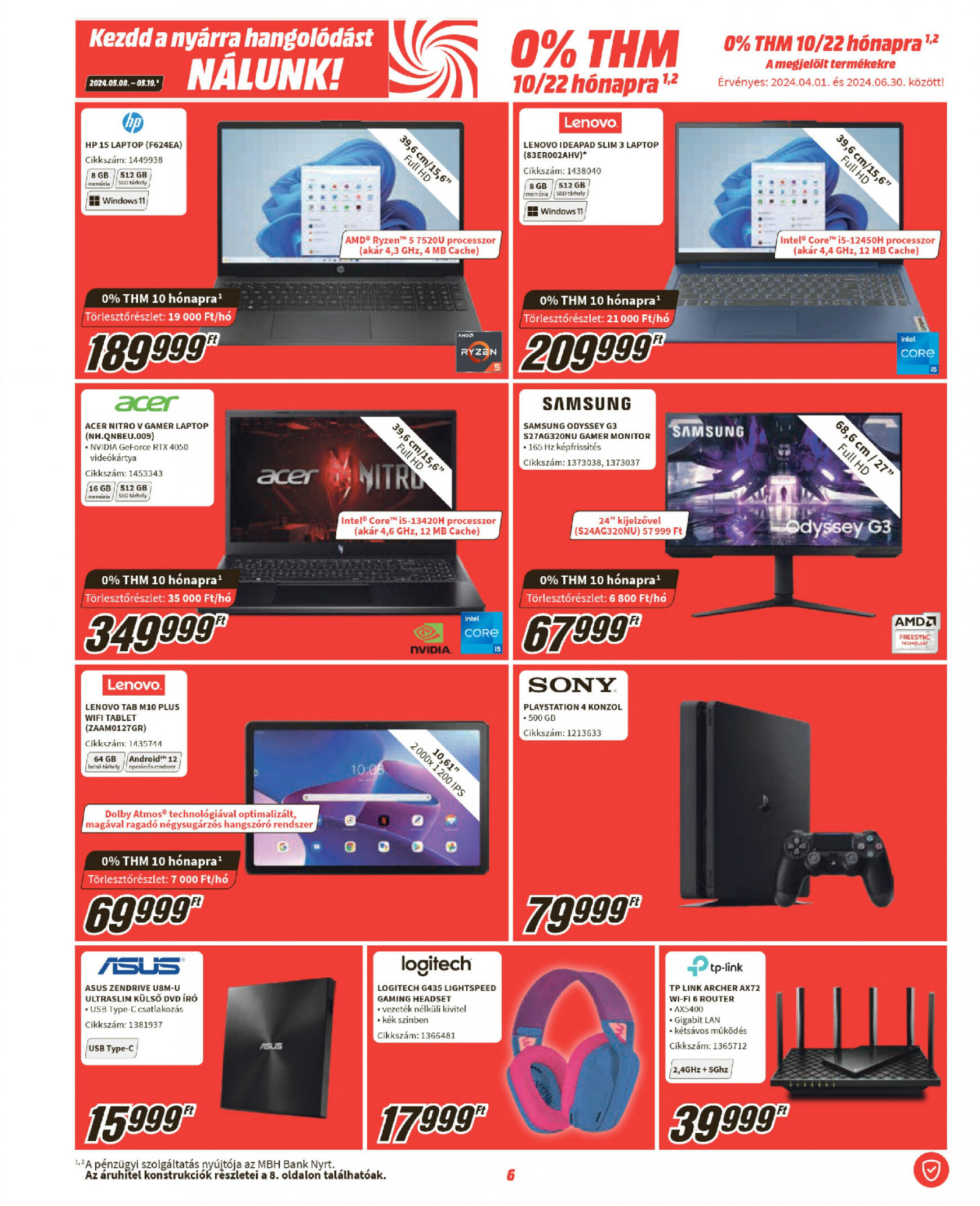 Aktuális újság Media Markt 05.08. - 05.19. 6