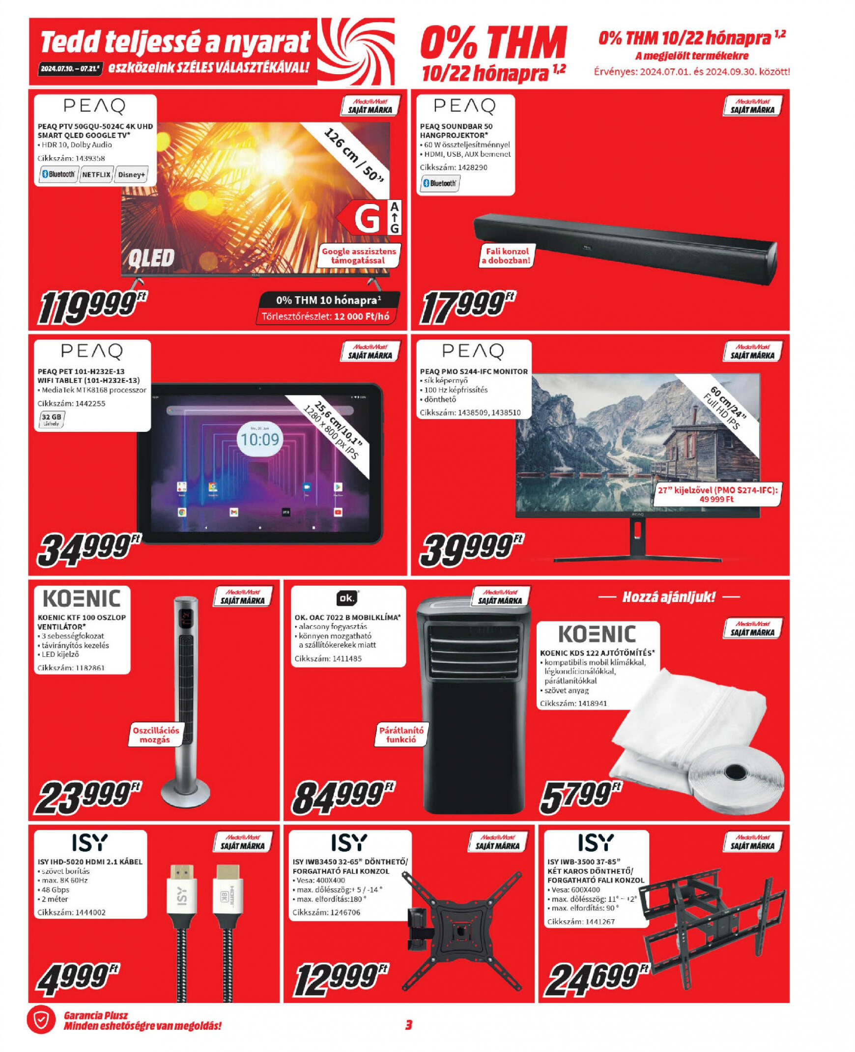 Aktuális újság Media Markt 07.10. - 07.21. 3