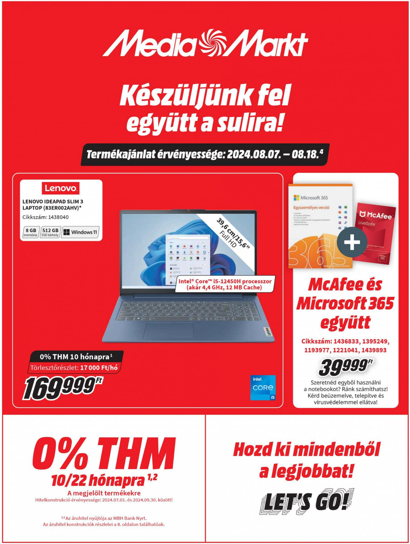 Aktuális újság Media Markt 08.07. - 08.18.