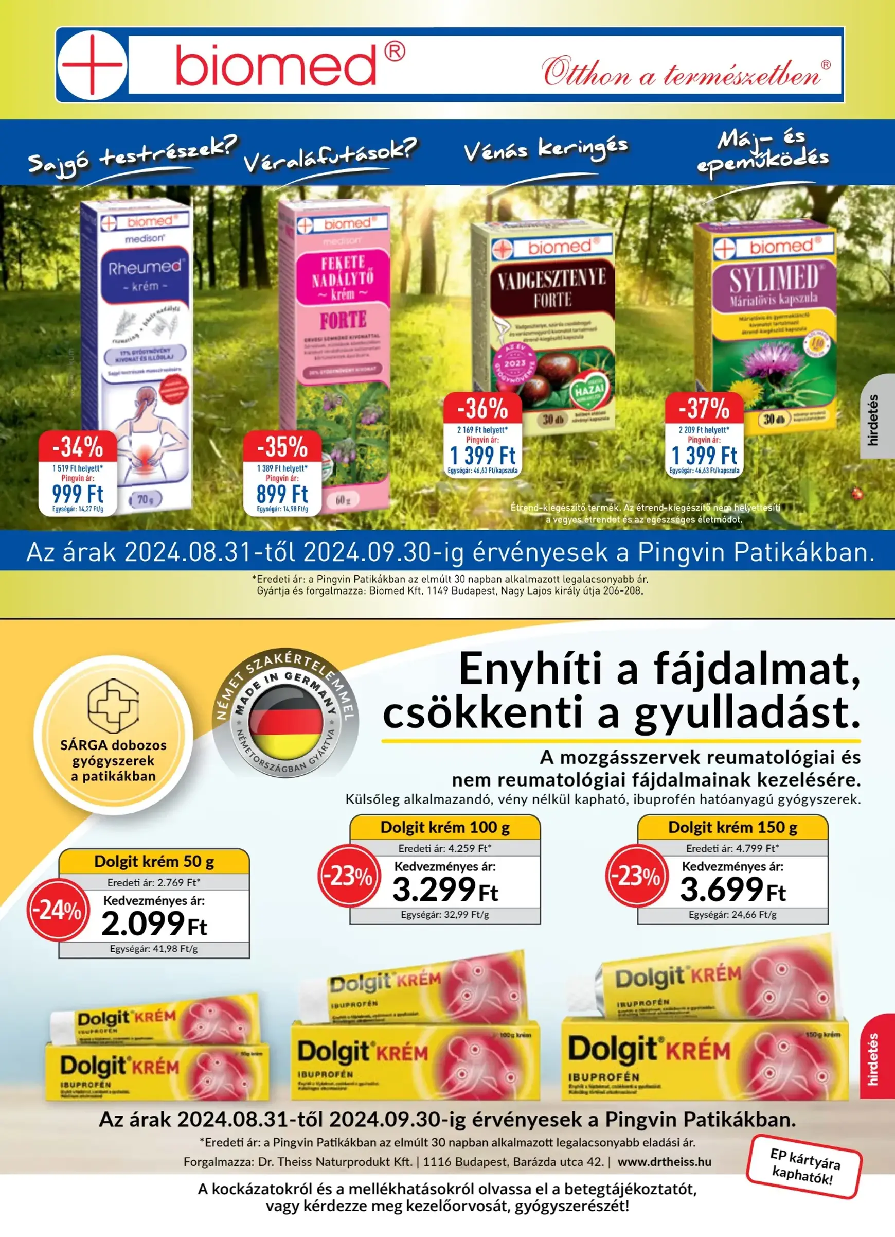 Aktuális újság Pingvin Patika - Magazin 09.01. - 09.30. 11