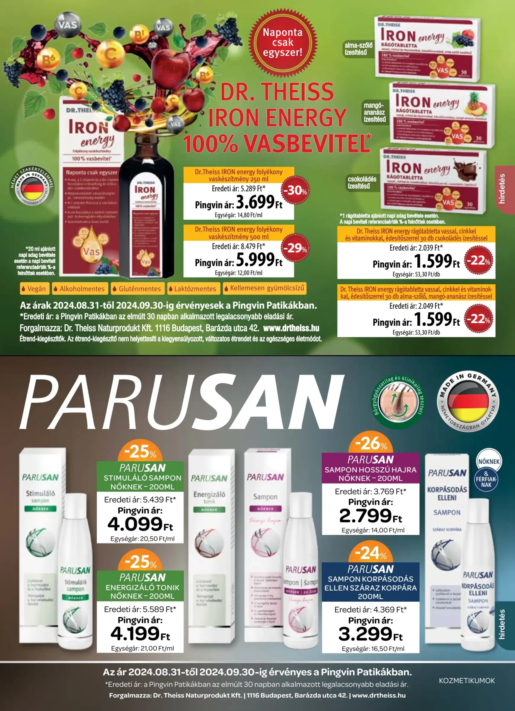 Aktuális újság Pingvin Patika - Magazin 09.01. - 09.30. 15