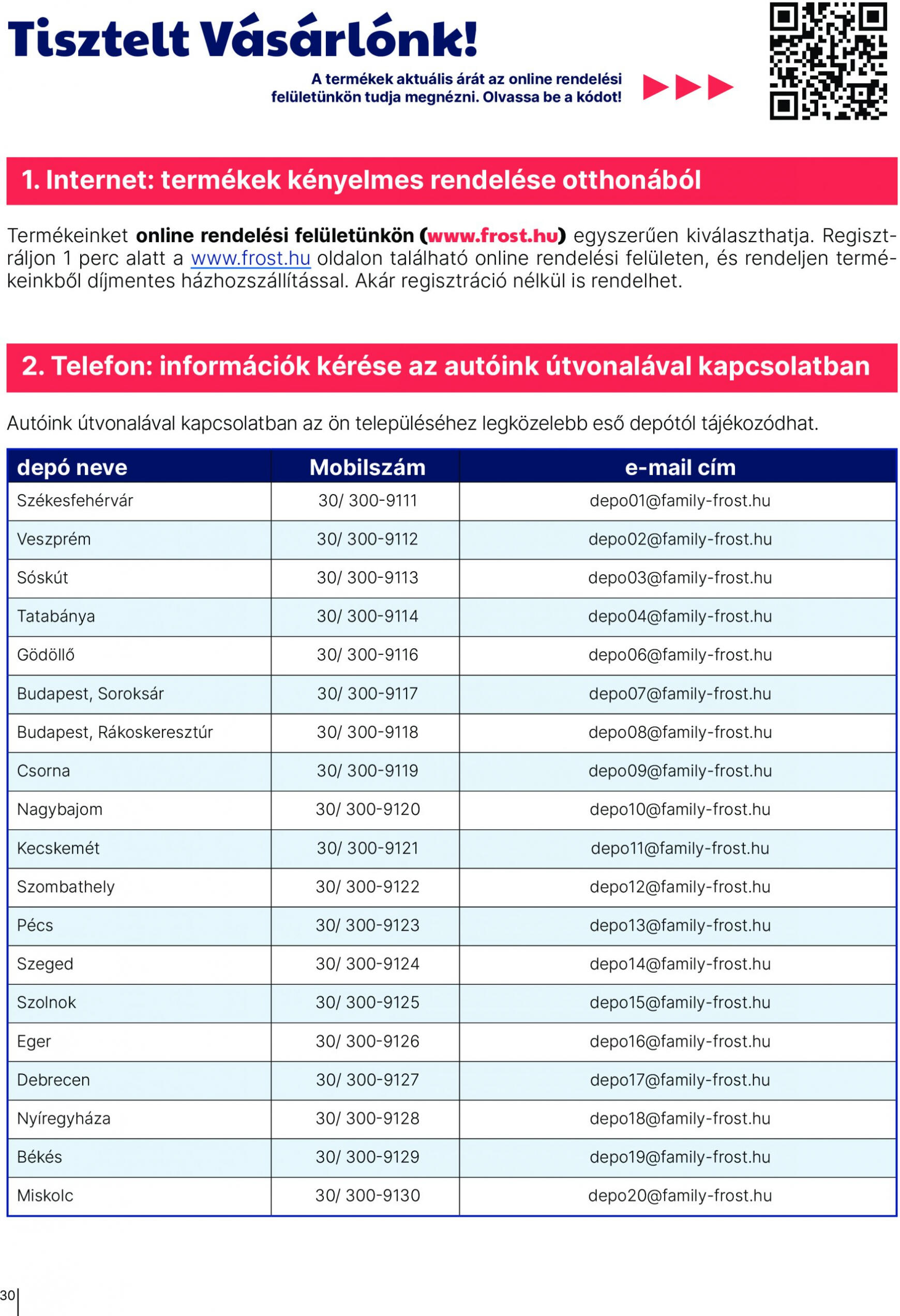 Aktuális újság Family Frost - Katalógus 2024 04.01. - 12.31. 30