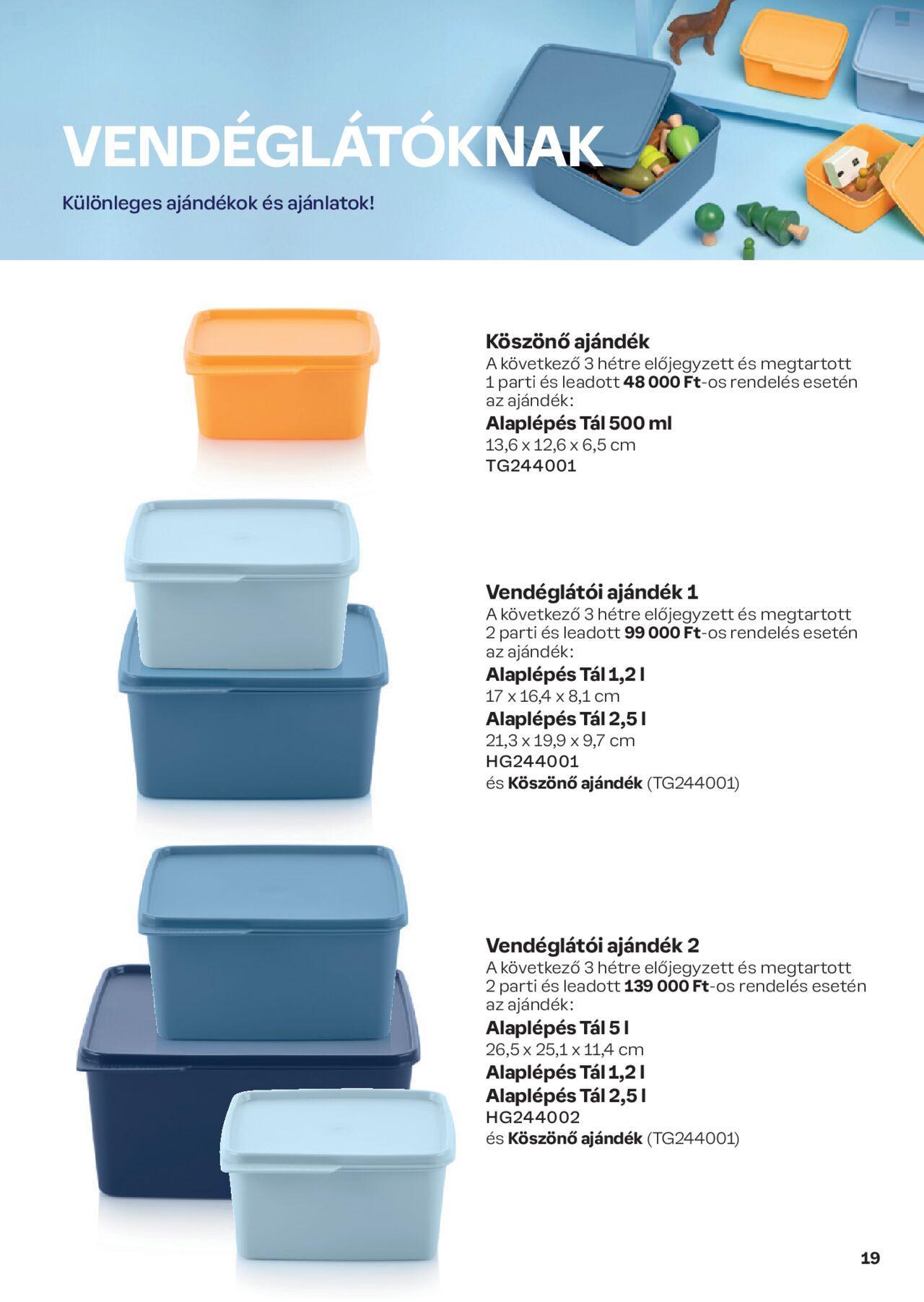 Akciós újság új Tupperware 2024.09.30. - 2024.11.03. 19