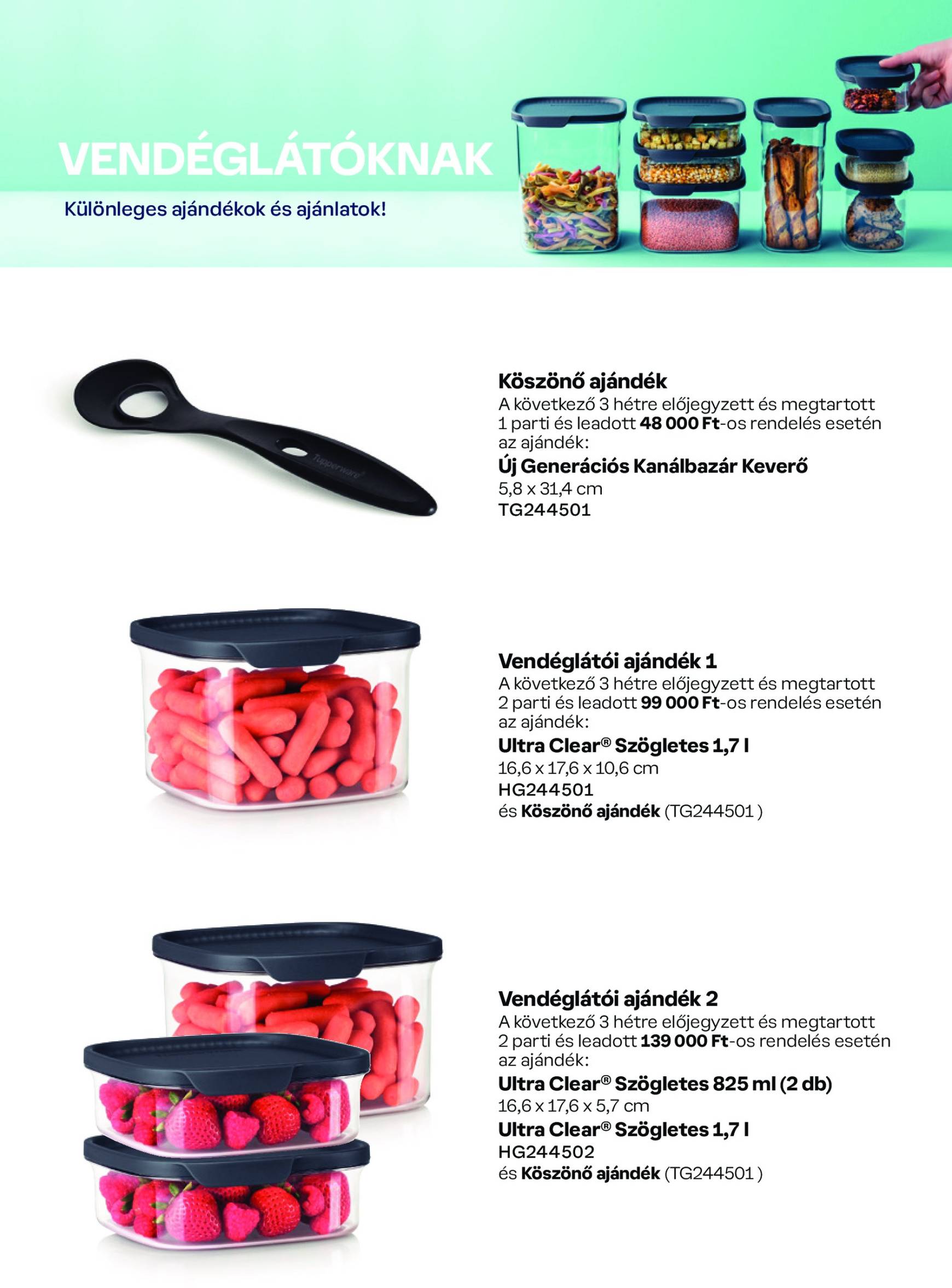 Tupperware akciós újság, érvényes 11.04. - 12.01. 9