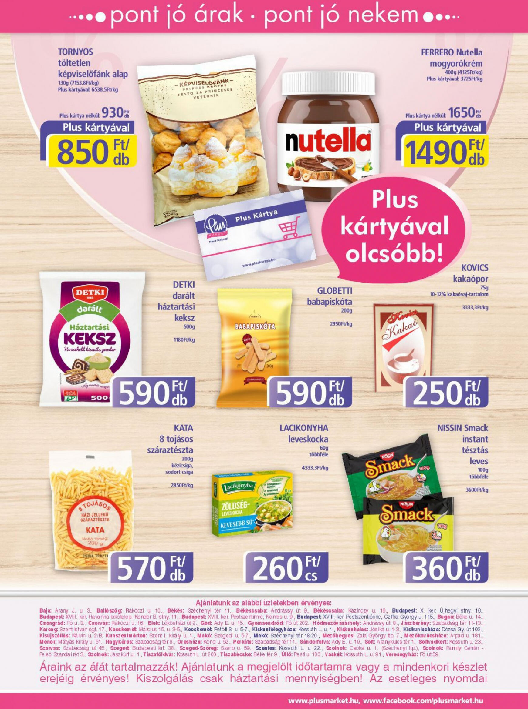 Aktuális újság Plus Market 08.08. - 08.17. 12