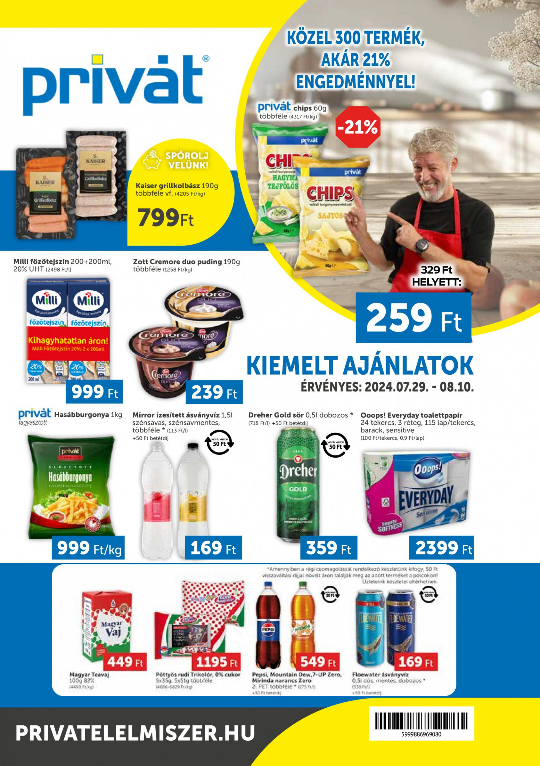 Aktuális újság Privát 07.29. - 08.10.