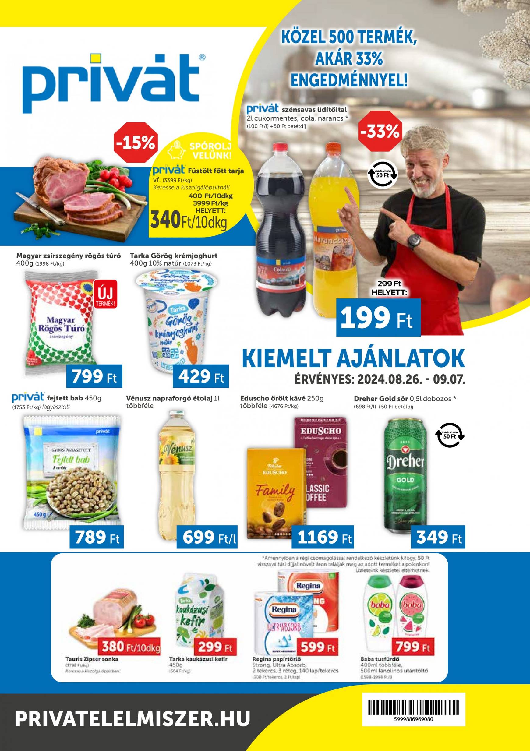 Aktuális újság Privát 08.26. - 09.07.