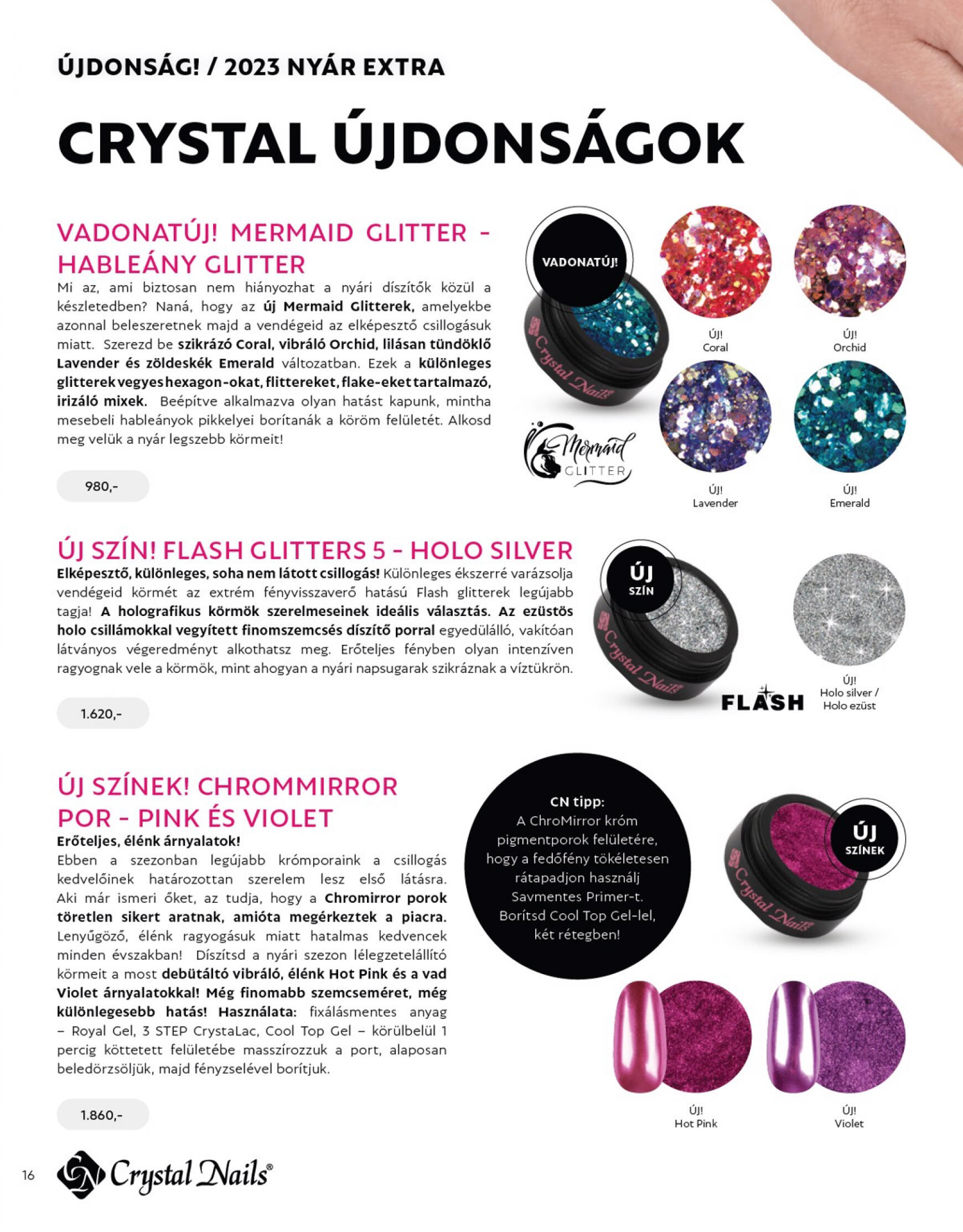 Crystal Nails 2023 NYÁR EXTRA katalógus 16