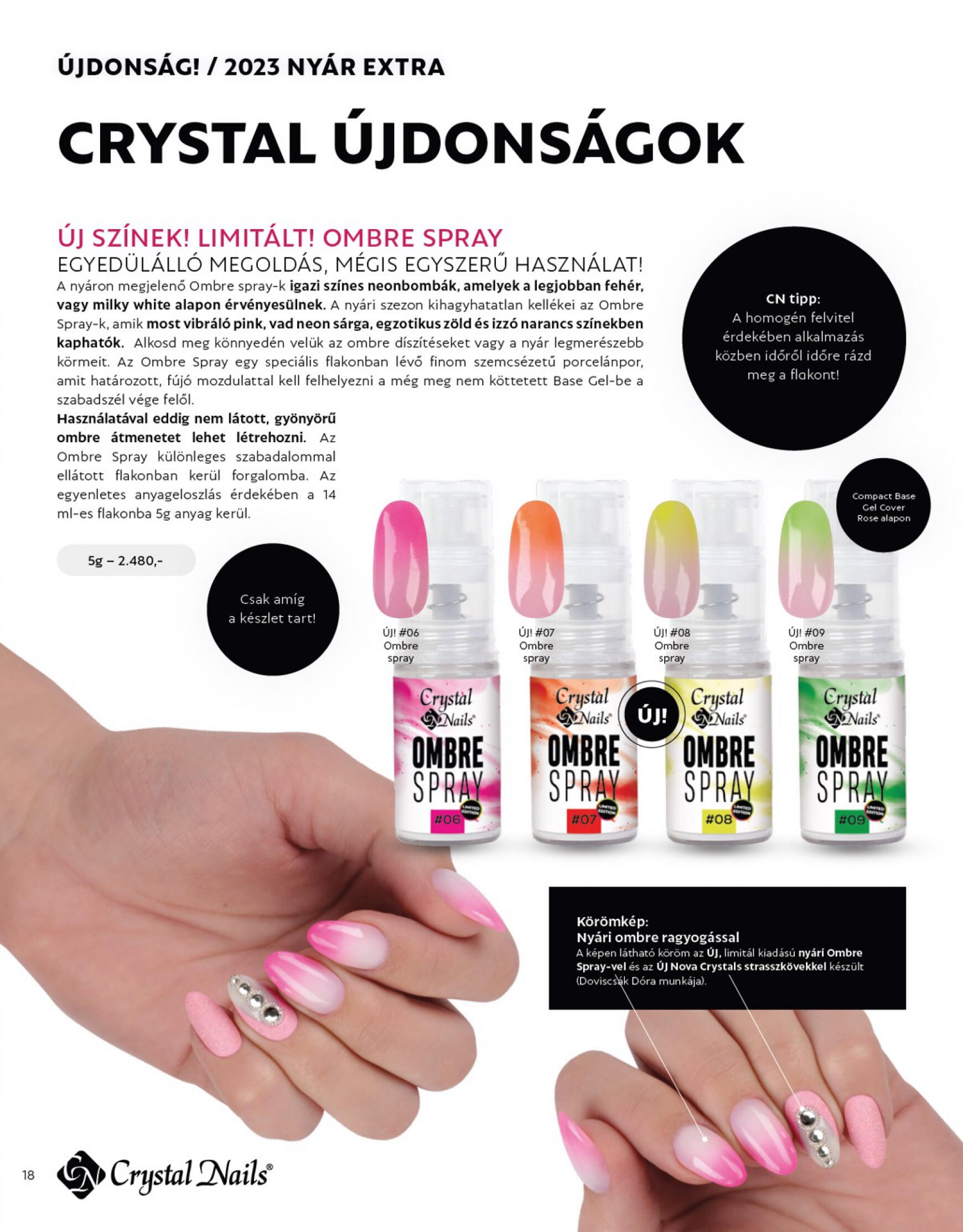 Crystal Nails 2023 NYÁR EXTRA katalógus 18