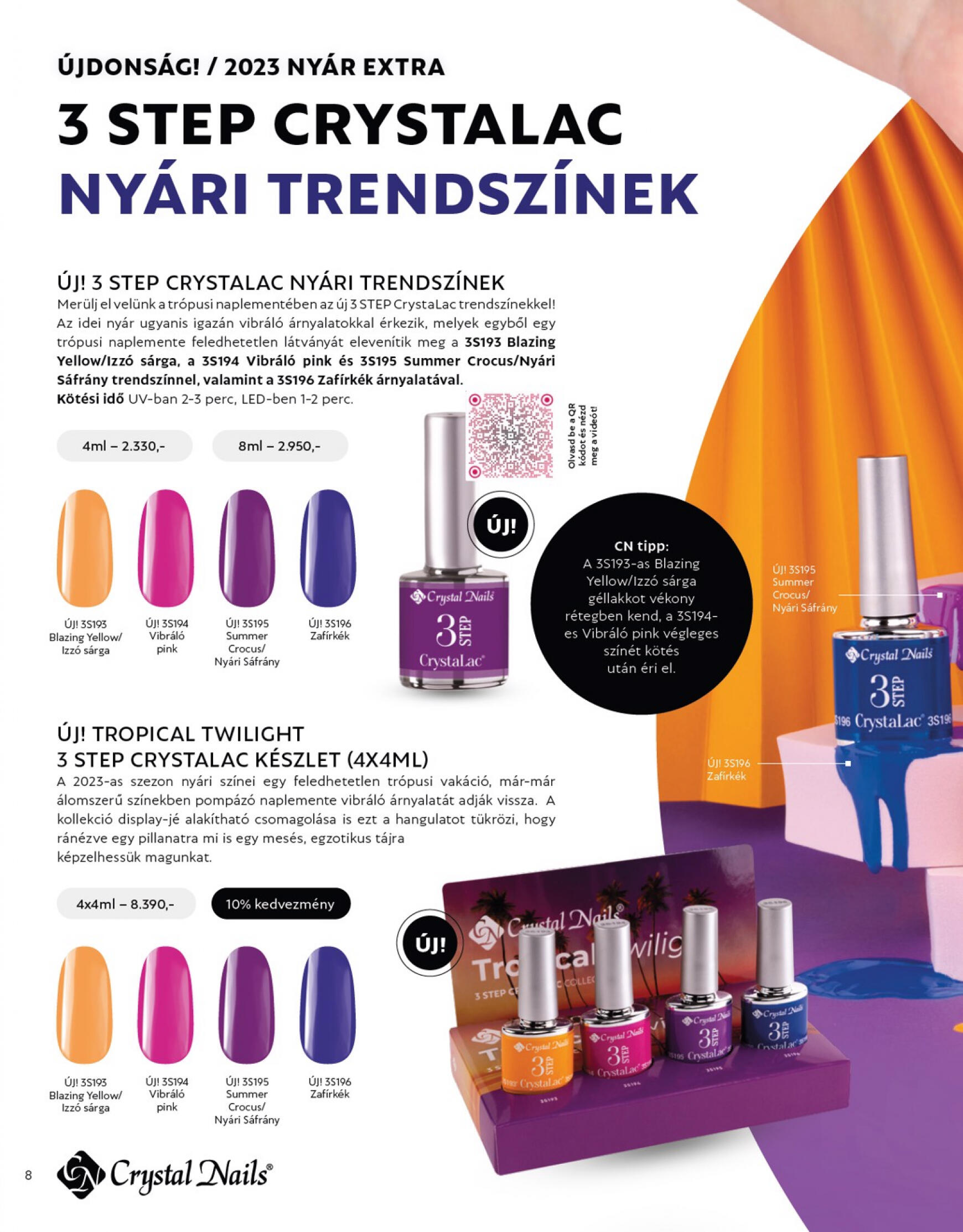 Crystal Nails 2023 NYÁR EXTRA katalógus 8